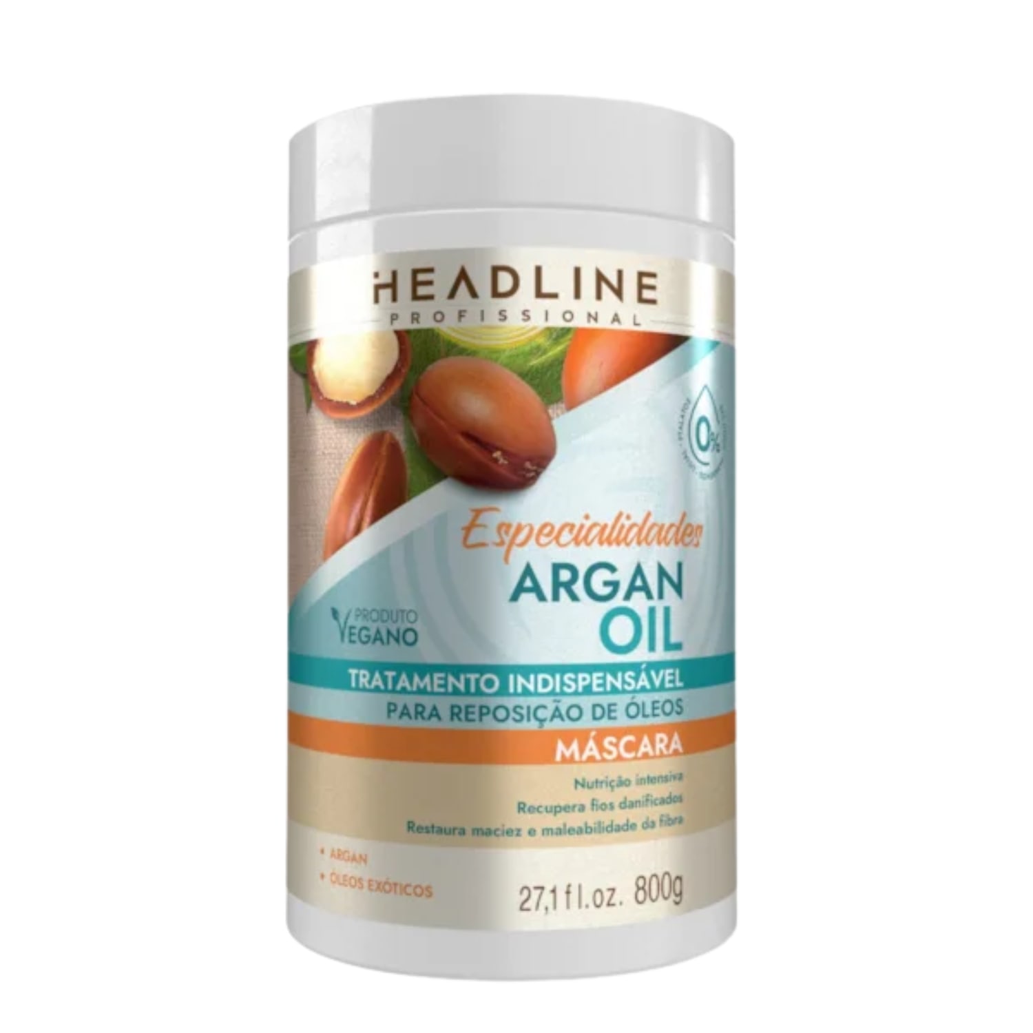MASCARA ESPECIALIDADES ARGAN OIL 800G HEADLINE - SOUL POWER