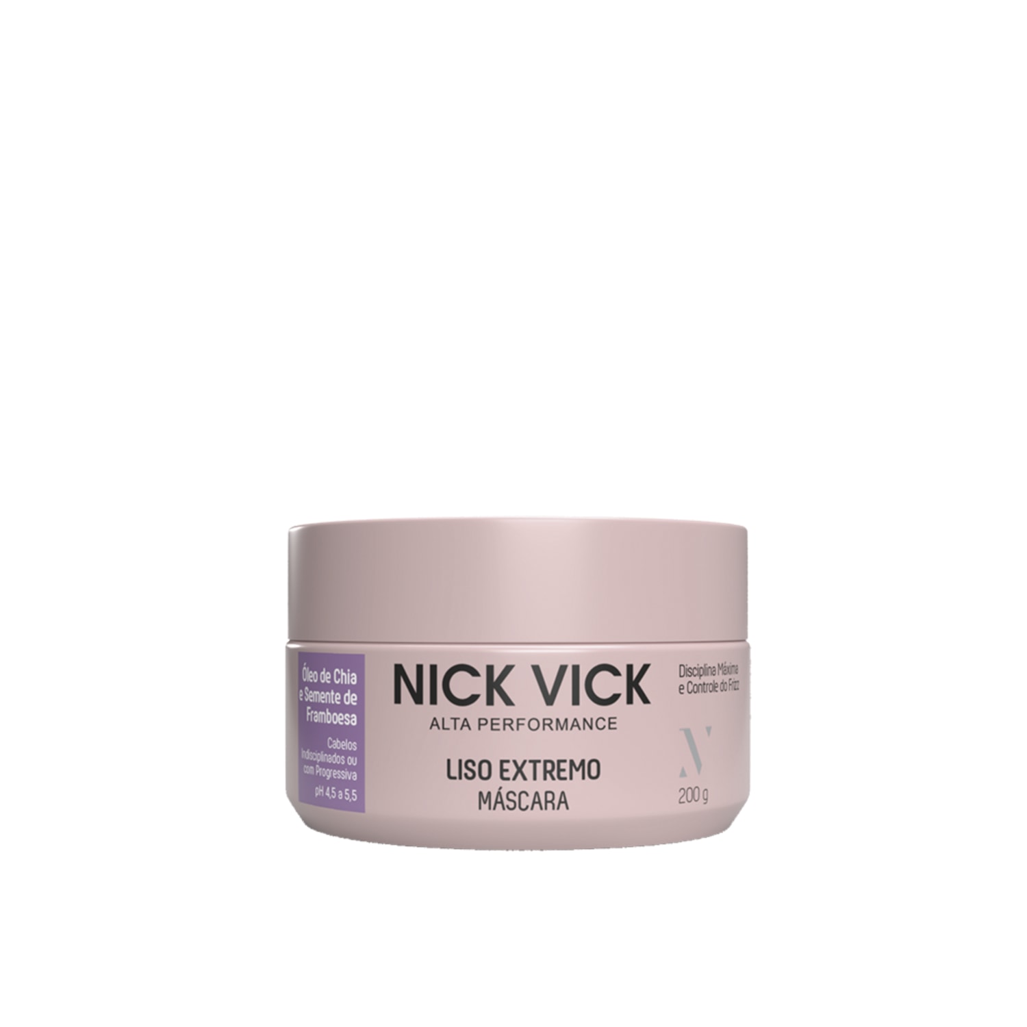 Nick & Vick Alta Performance Liso Extremo - Máscara Capilar 200g