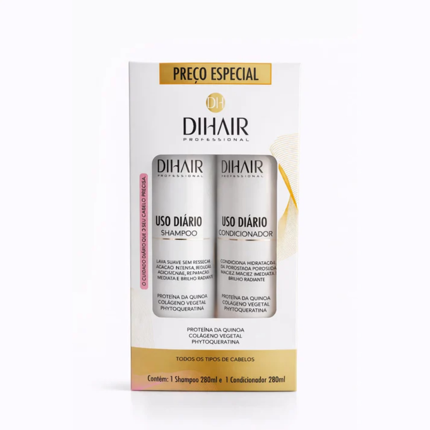 KIT USO DIARIO (SH + COND 280ML) - DIHAIR