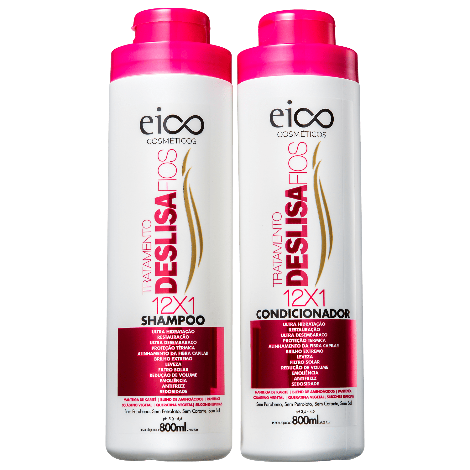 Kit Eico Tratamento Deslisa Fios (2 Produtos)