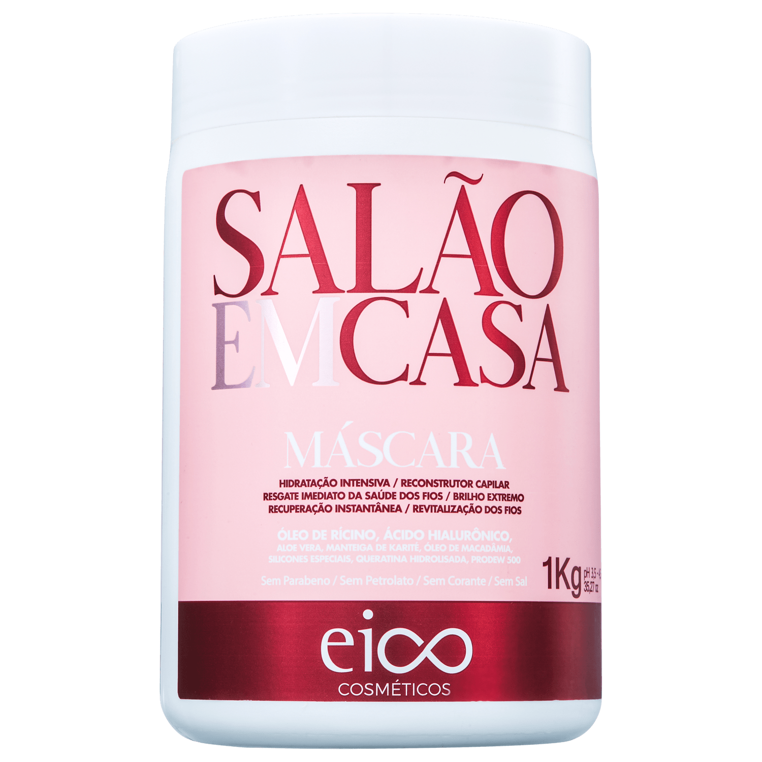 Eico Salão em Casa - Máscara Capilar 1000g