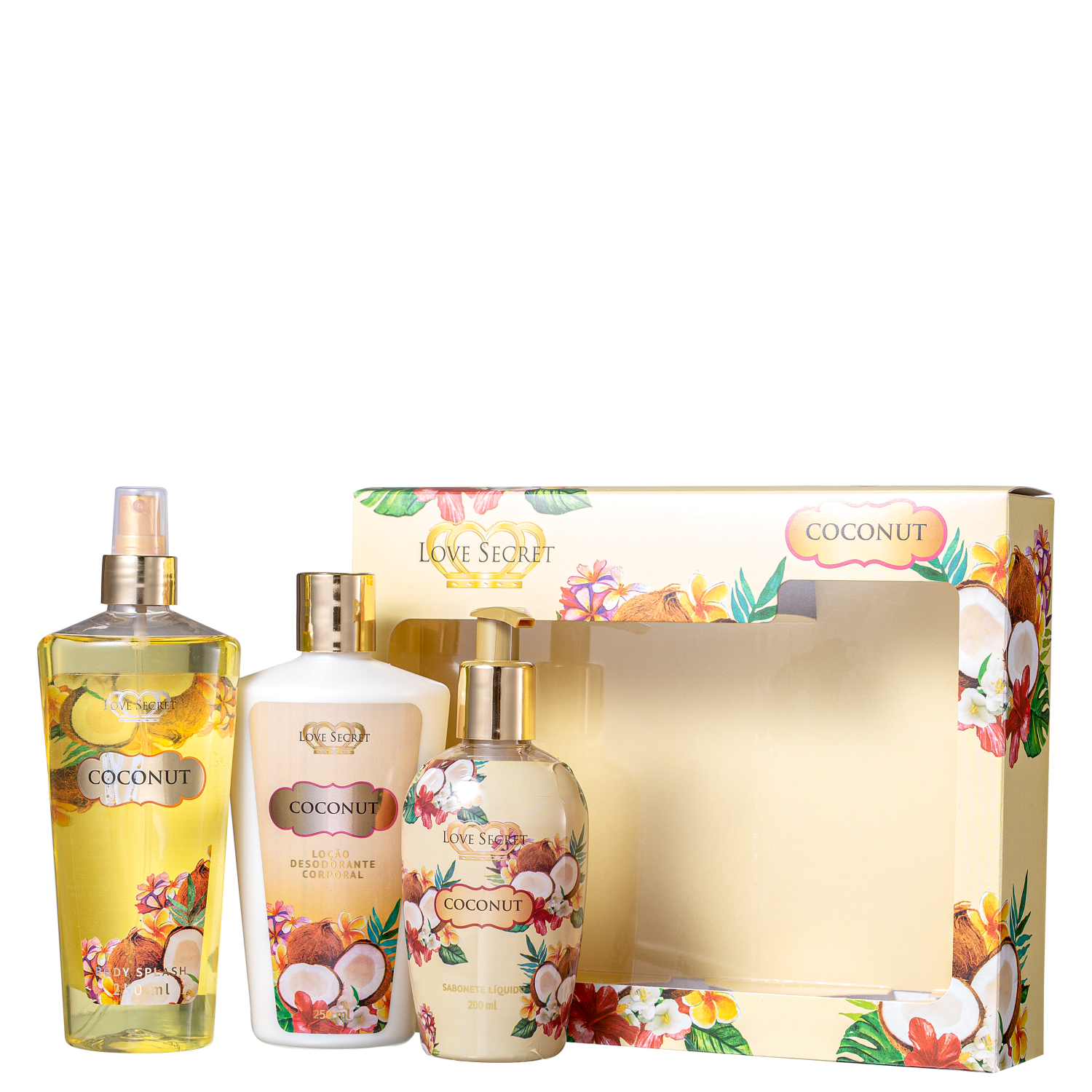 Kit Love Secret Care Coconut (3 Produtos)