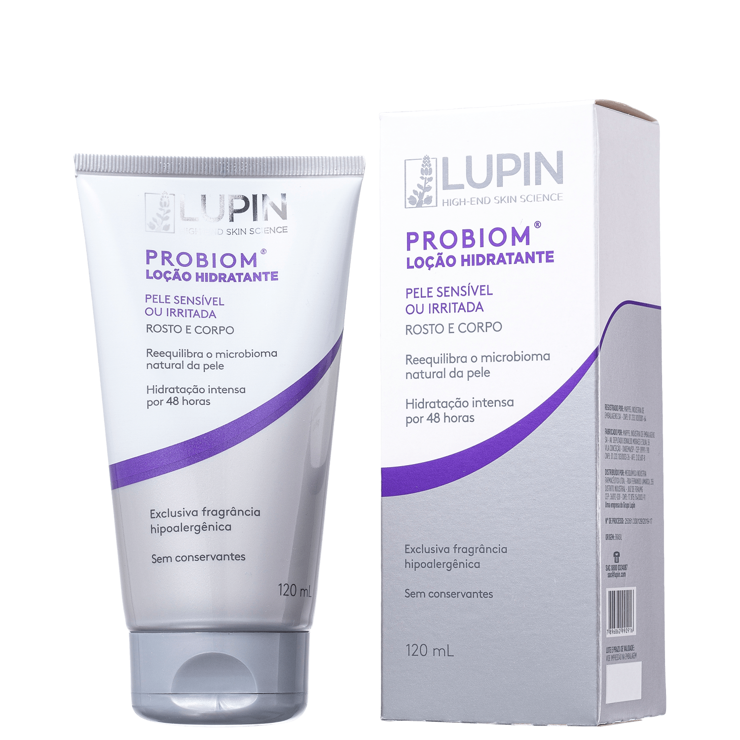 Lupin Probiom Rosto e Corpo - Loção Hidratante 120ml