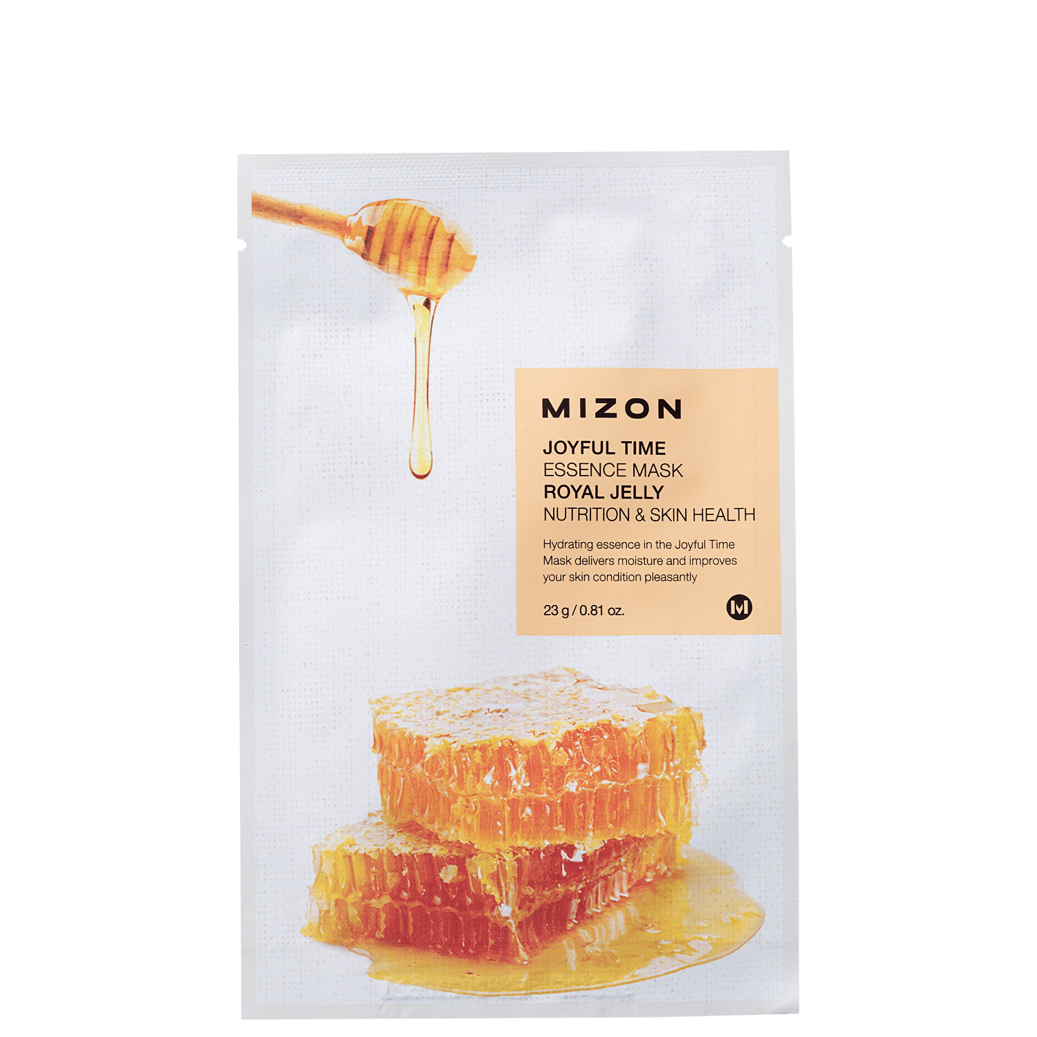 Mizon Joyful Time Essence Mask Royal Jelly - Máscara Facial 23g