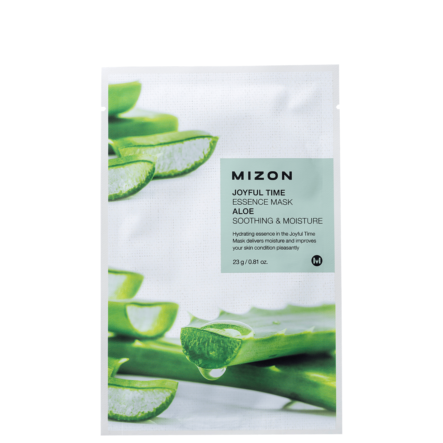 Mizon Joyful Time Essence Mask Aloe - Máscara Facial 23g