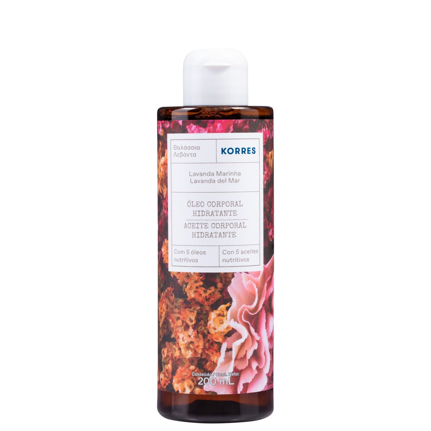 Korres Lavanda do Mar - Óleo Corporal 200ml