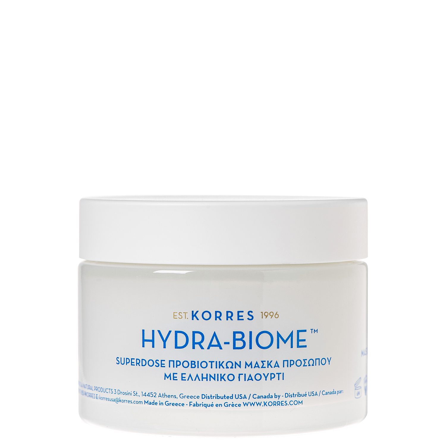 Korres Greek Yoghurt Probiótico - Máscara Facial 100ml