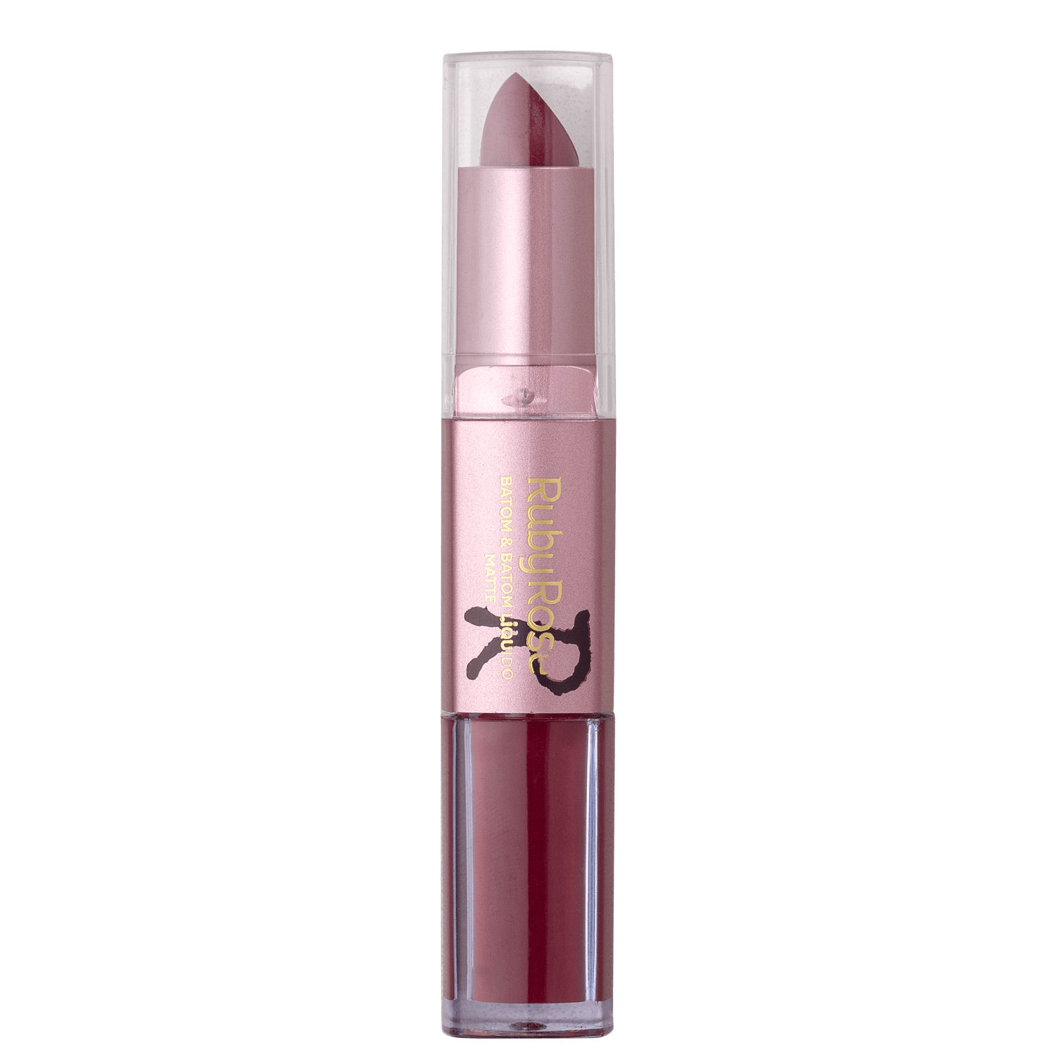 Ruby Rose Duo Matte 076 - Batom 6,6g