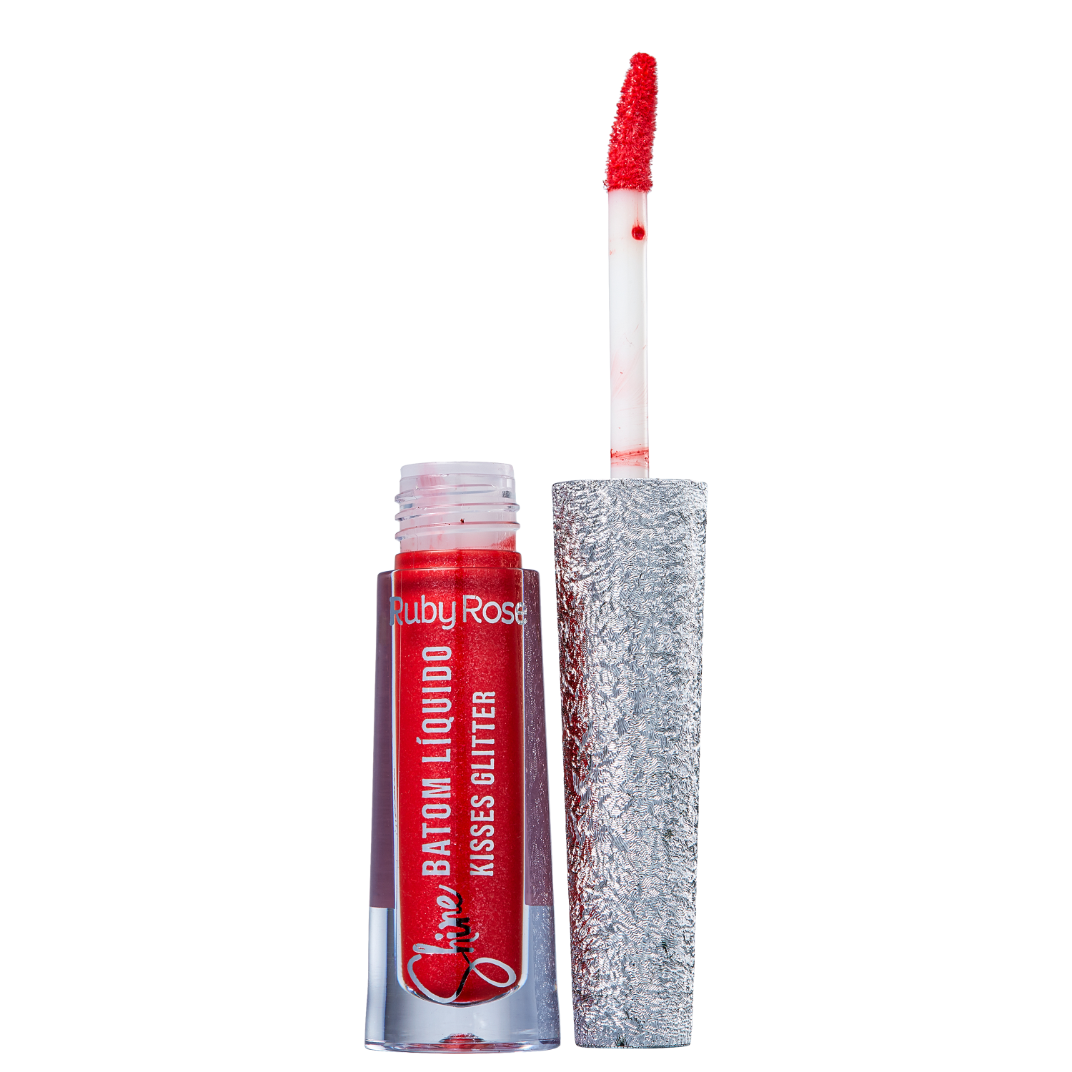Ruby Rose Shine Kisses Glitter 358 - Batom Líquido 2,1ml