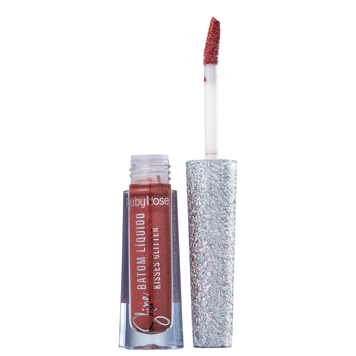 Ruby Rose Shine Kisses Glitter 362 - Batom Líquido 2,1ml