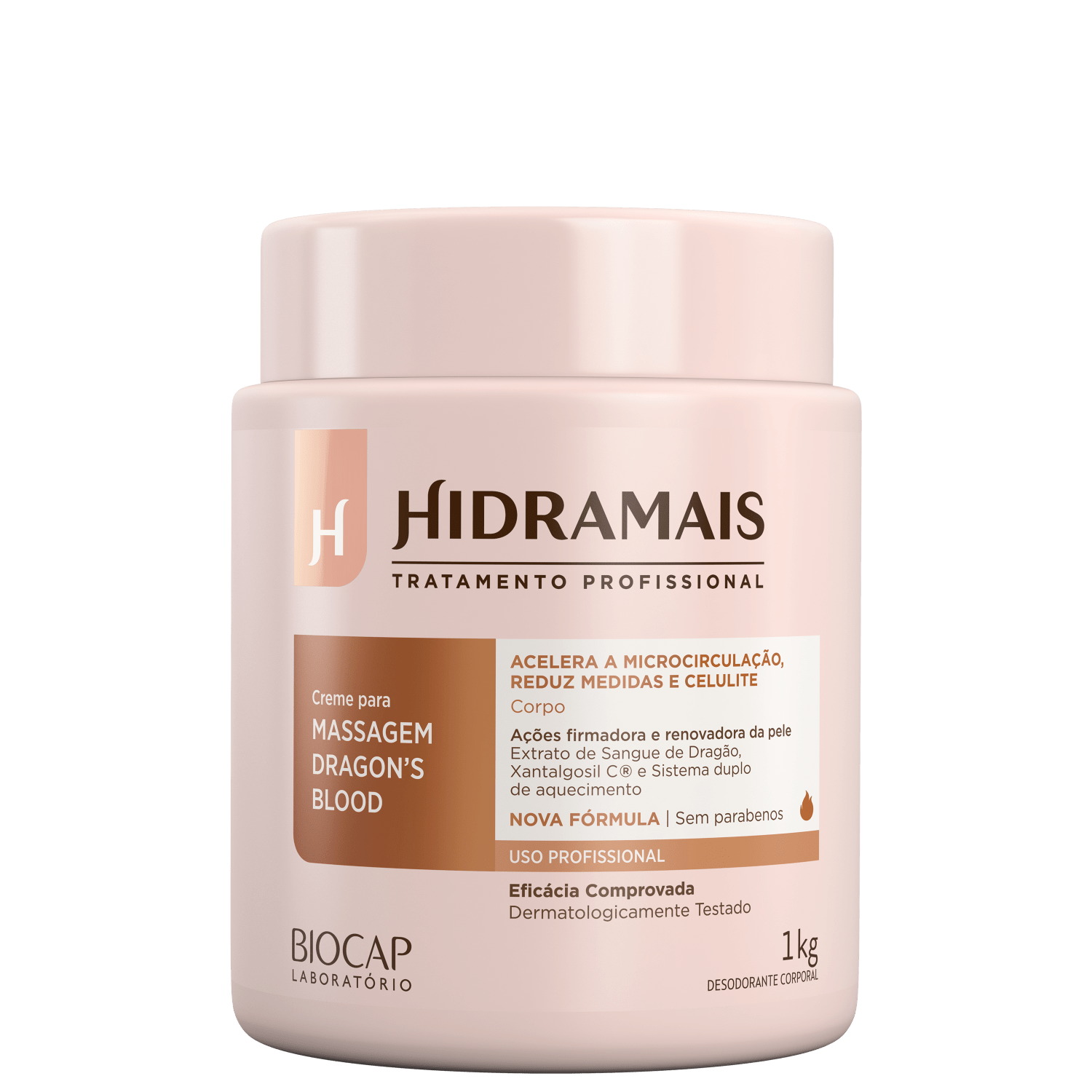 Hidramais Dragon's Blood - Creme de Massagem 1000g