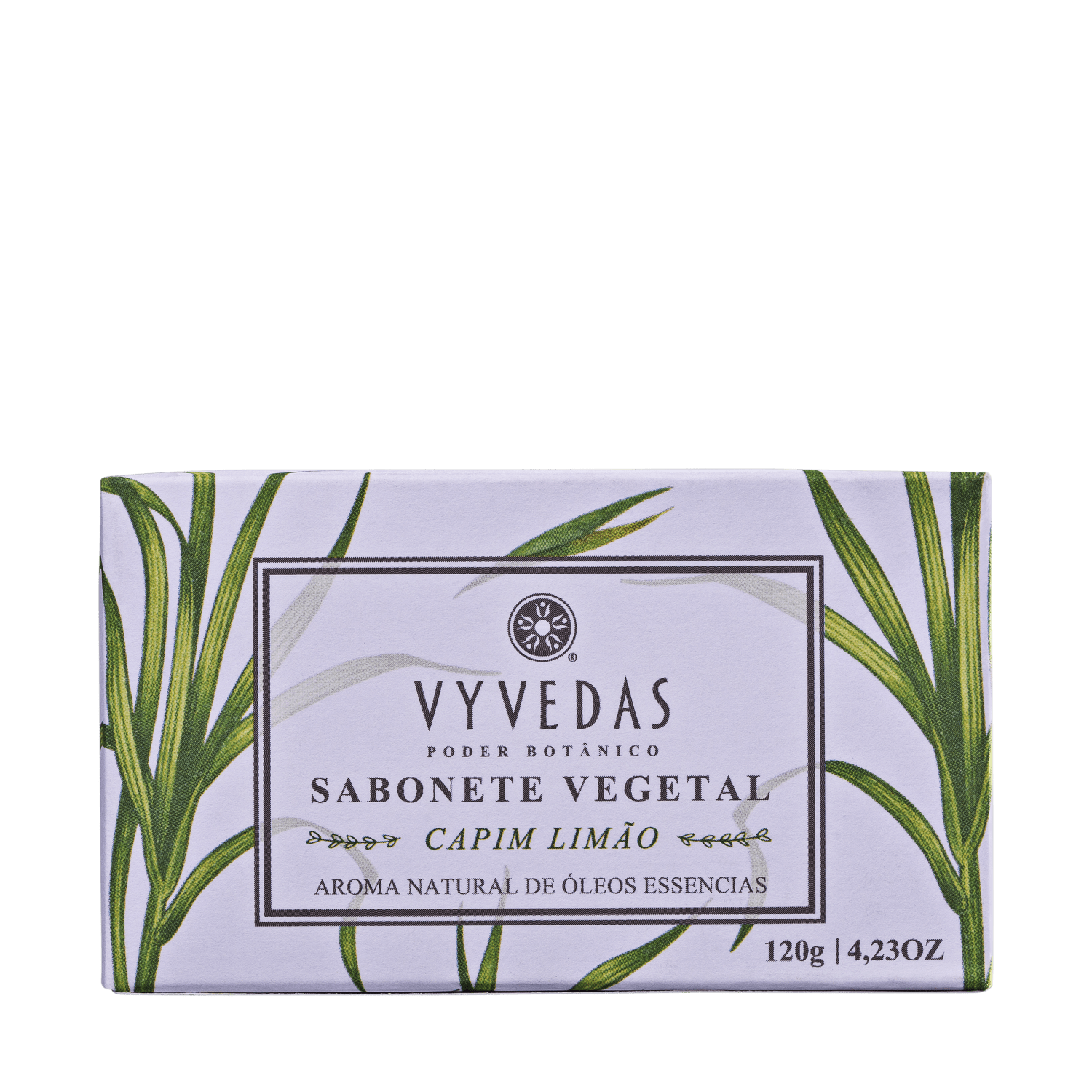 Vyvedas Vegetal Capim Limão - Sabonete em Barra 120g