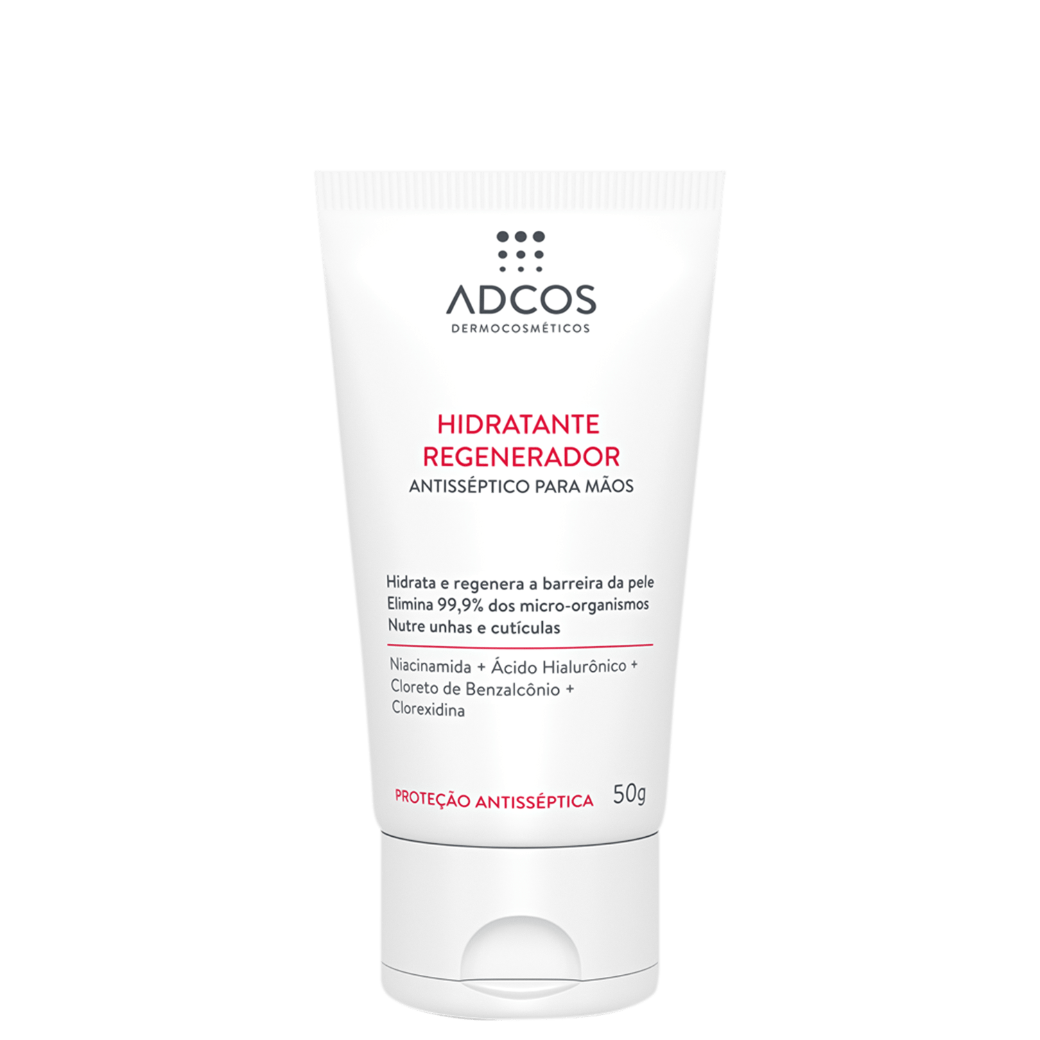 Adcos Regenerador Antisséptico - Hidratante para Mãos 50g