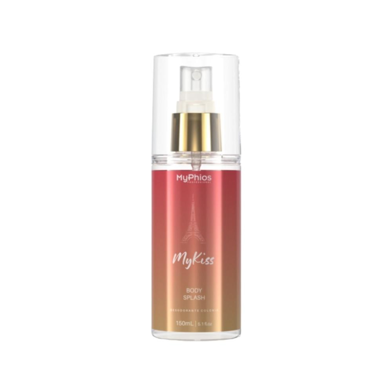MyPhios MY KISS Body Splash Fragrância Leve e Delicada 150ml