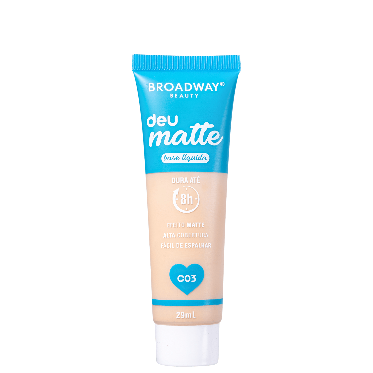 Kiss New York Broadway Beauty Deu Matte C03 Base Líquida 29ml
