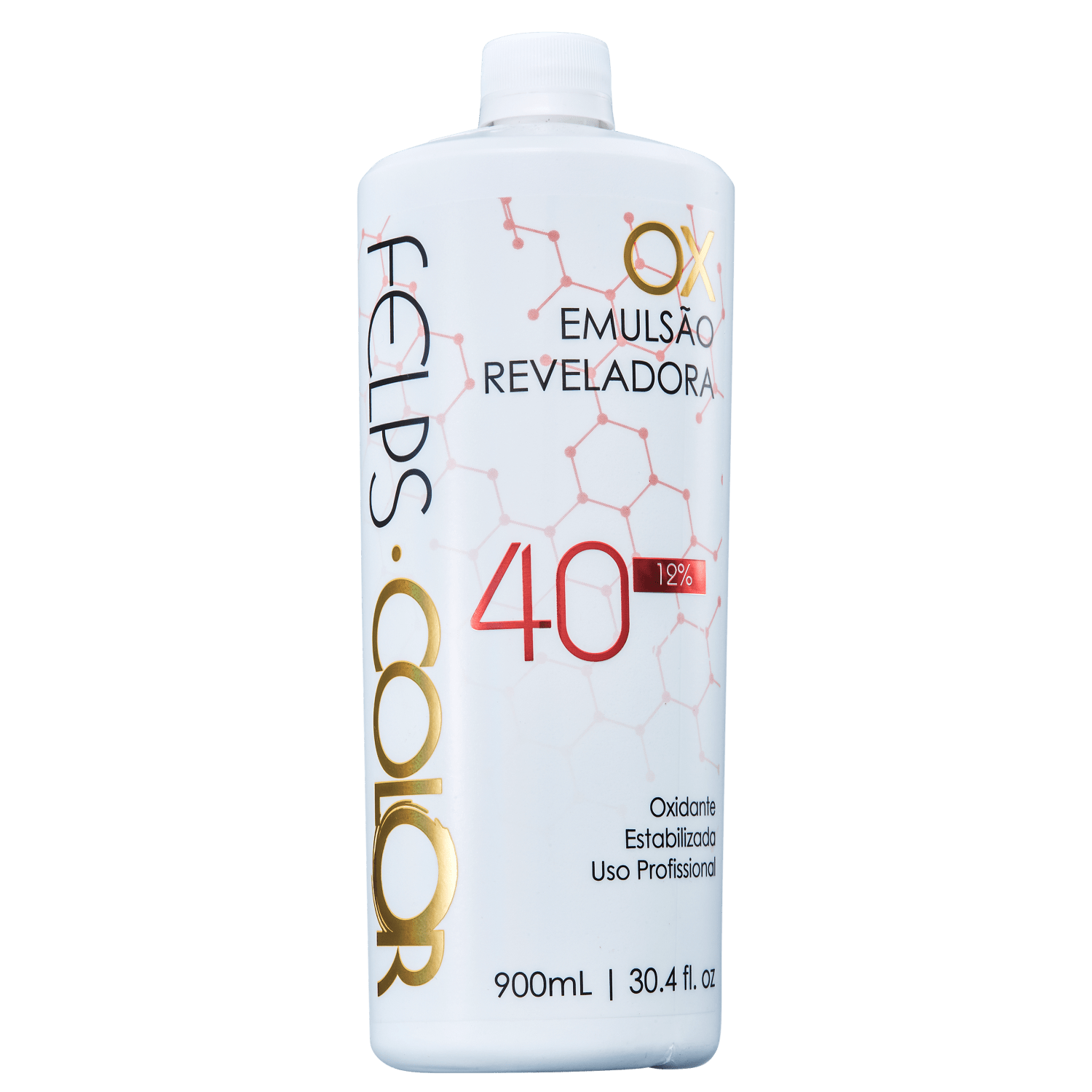 Felps Professional Color OX 12% - Emulsão Reveladora 40 Volumes 900ml