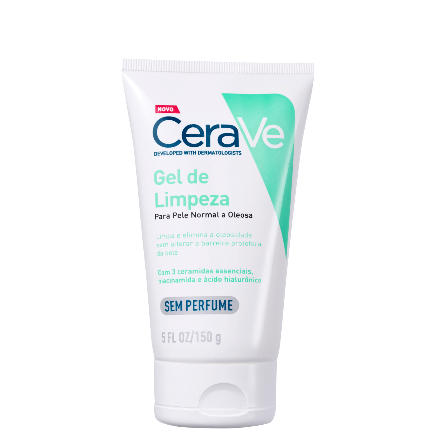CeraVe Peles Equilibradas a Oleosas - Gel de Limpeza Facial 150g