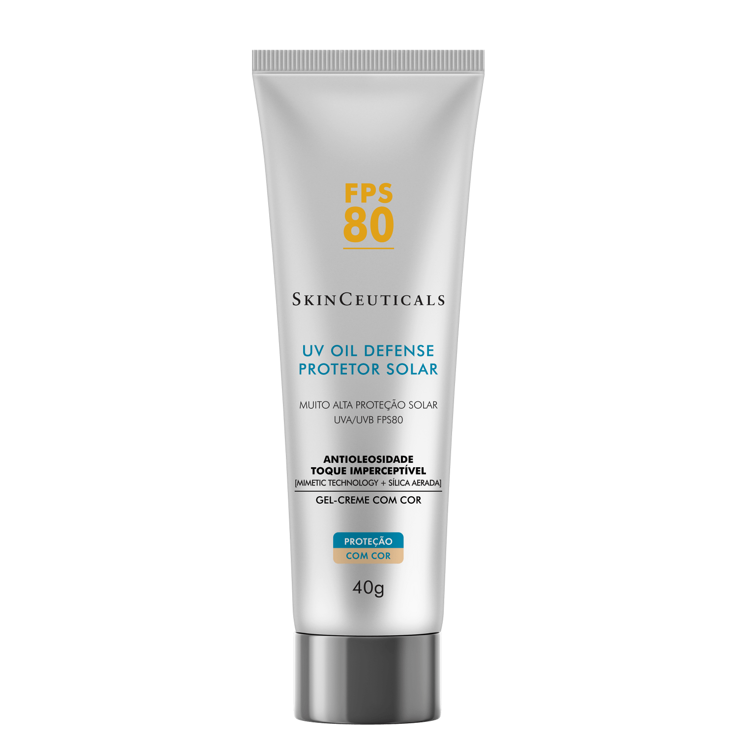 SkinCeuticals UV Oil Defense FPS 80 - Protetor Solar com Cor 40g