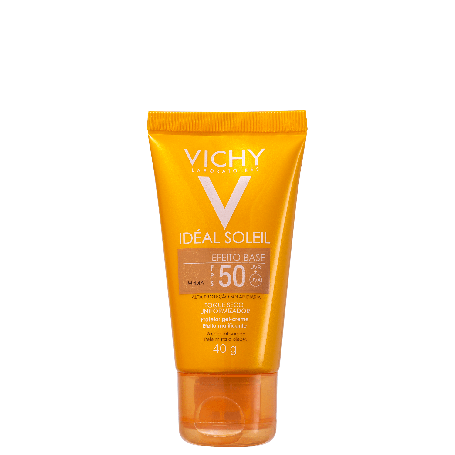 Vichy Idéal Soleil Efeito Base FPS 50 Média - Protetor Solar com Cor 40g
