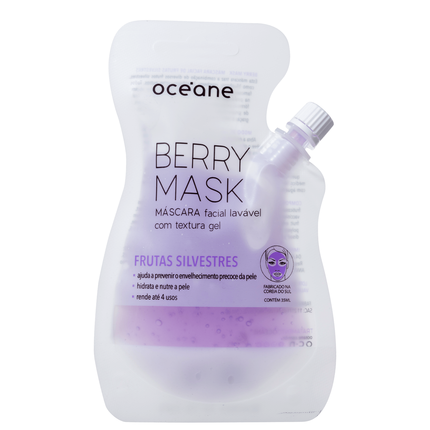 Océane Berry Mask Frutas Silvestres - Máscara Facial 35ml