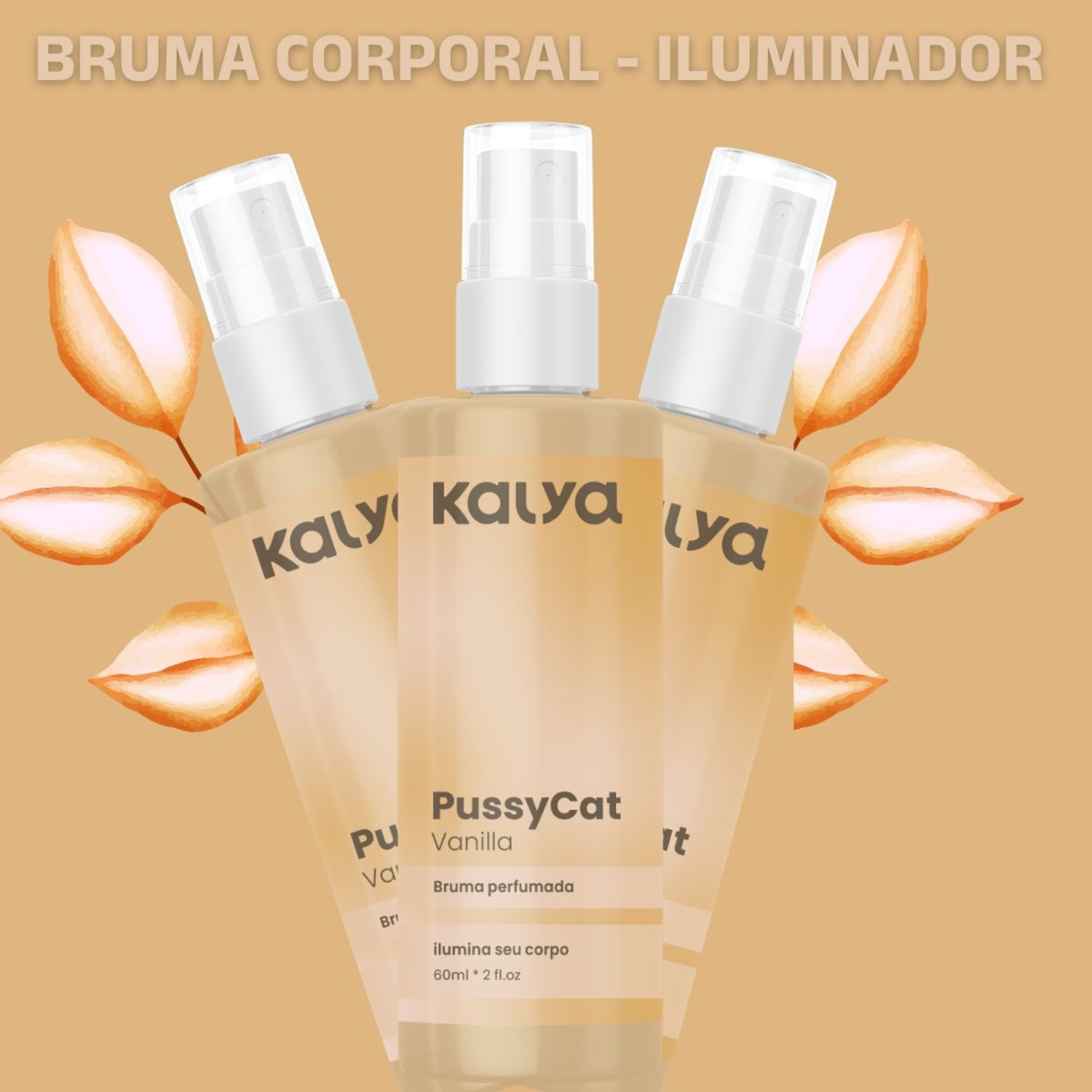 Bruma Corporal Ilumina Dourado Perfume Sense Fire Feromonio