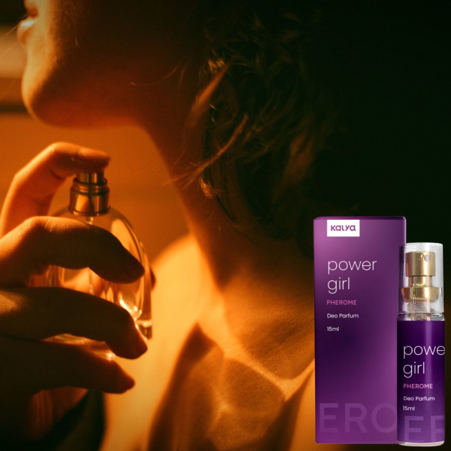 Creme Clareador Corporal Perfume Feromonios Power Girl Kalya