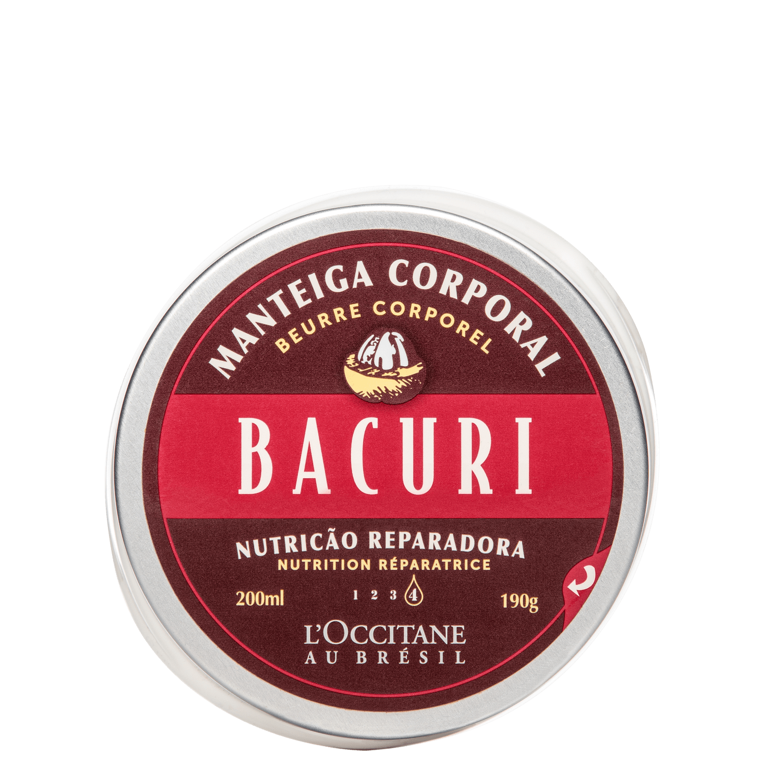 L'Occitane au Brésil Bacuri - Manteiga Hidratante Corporal 200ml