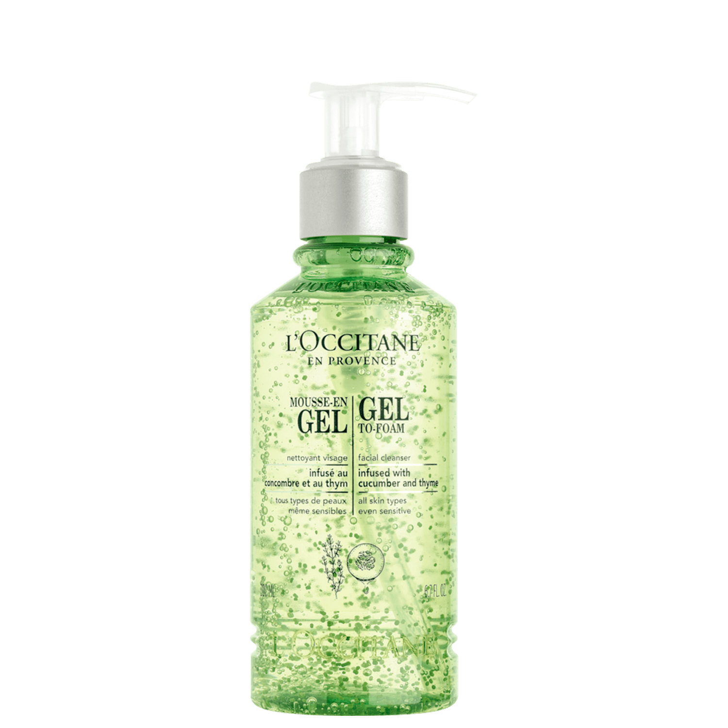 L'Occitane en Provence Pepino e Tomilho - Gel de Limpeza Facial 200ml