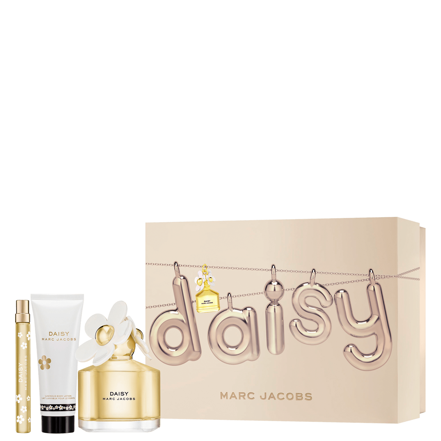 Conjunto Daisy Marc Jacobs Feminino - Eau de Toilette 100ml + Eau de Toilette 10ml + Loção Corporal 100ml