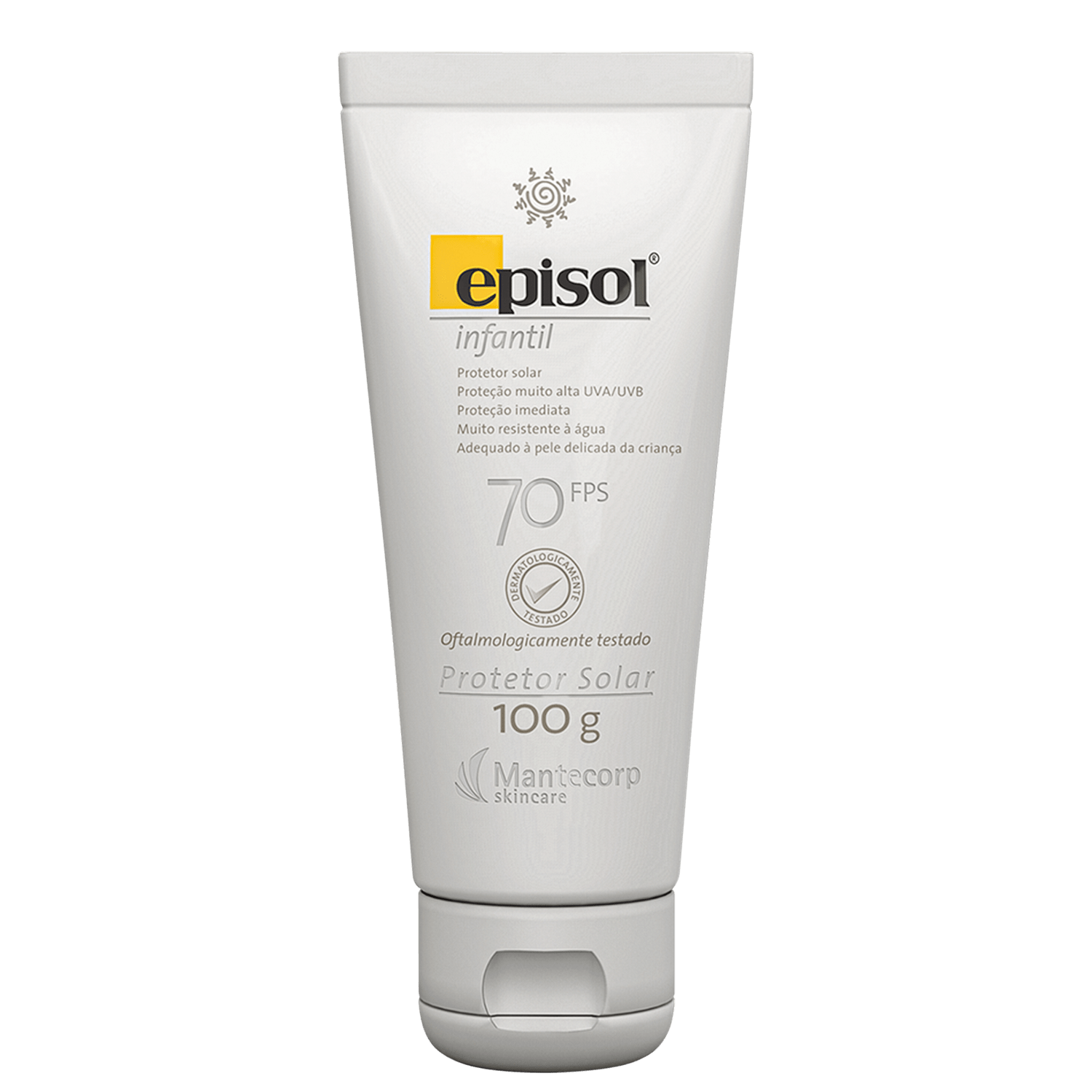 Mantecorp Episol Infantil FPS 70 - Protetor Solar 100g