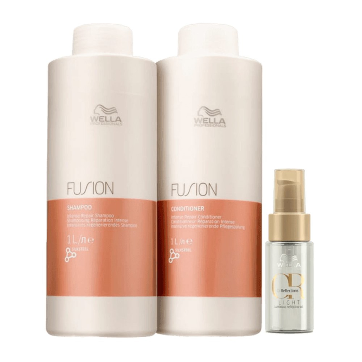 Kit Wella Professionals Fusion Reflections Light Triplo (3 Produtos)