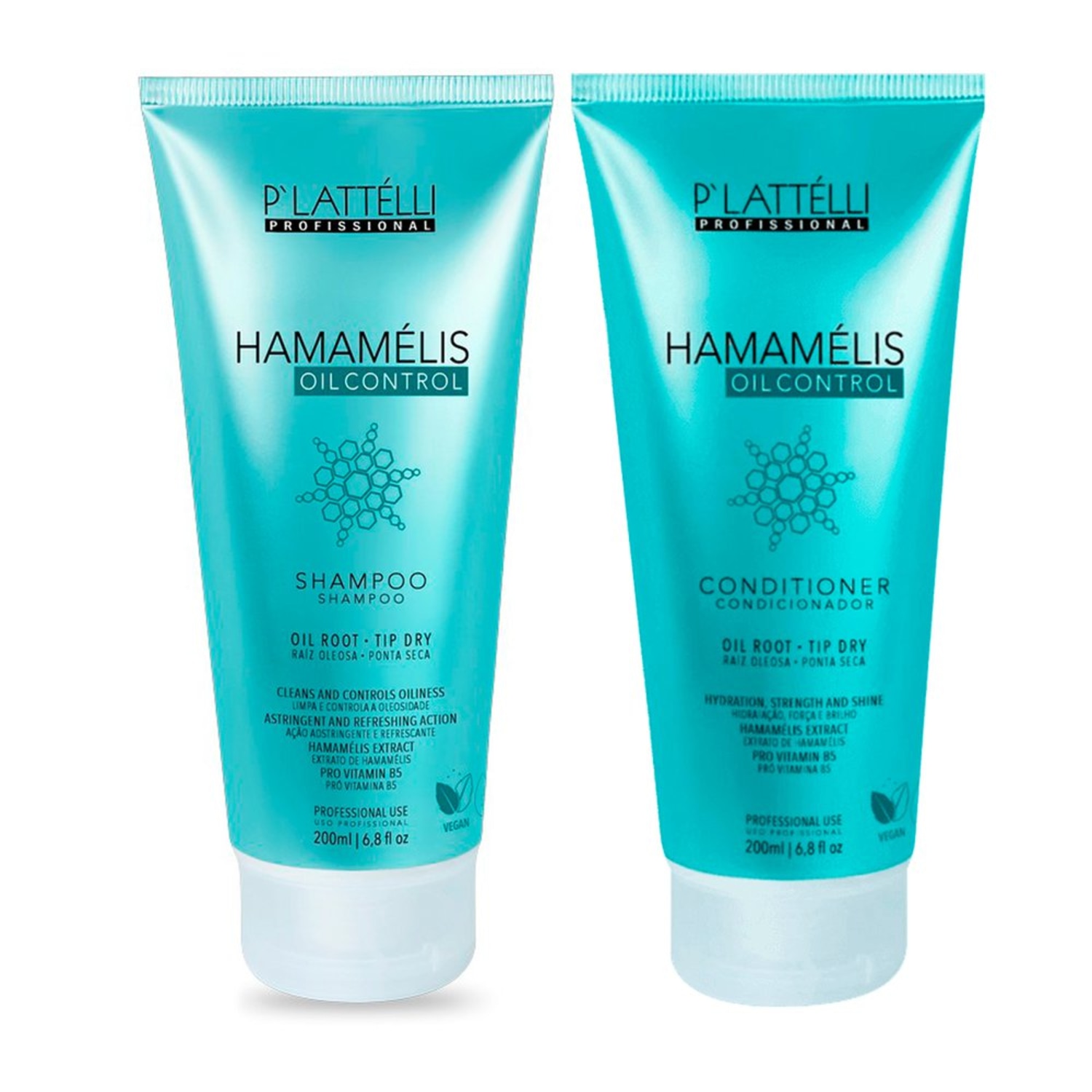 Kit P'lattélli Hamamélis Shampoo + Condicionador