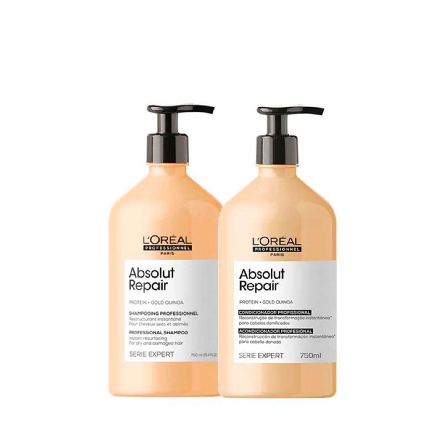 Kit L'Oréal Professionnel Absolut Repair Gold Quinoa + Protein Duo Basic (2 Produtos)