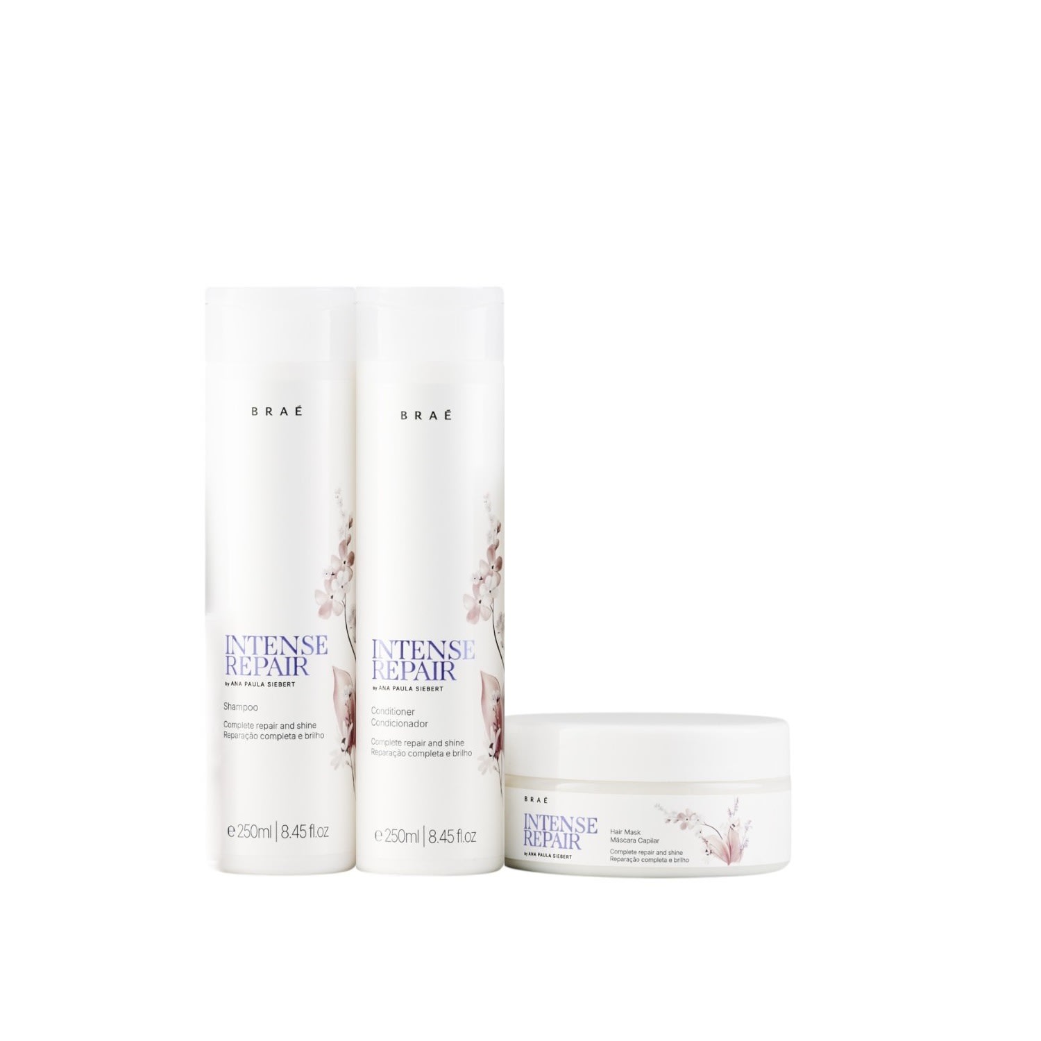 Kit Braé Intense Repair by Ana Paula Siebert Trio (3 Produtos)