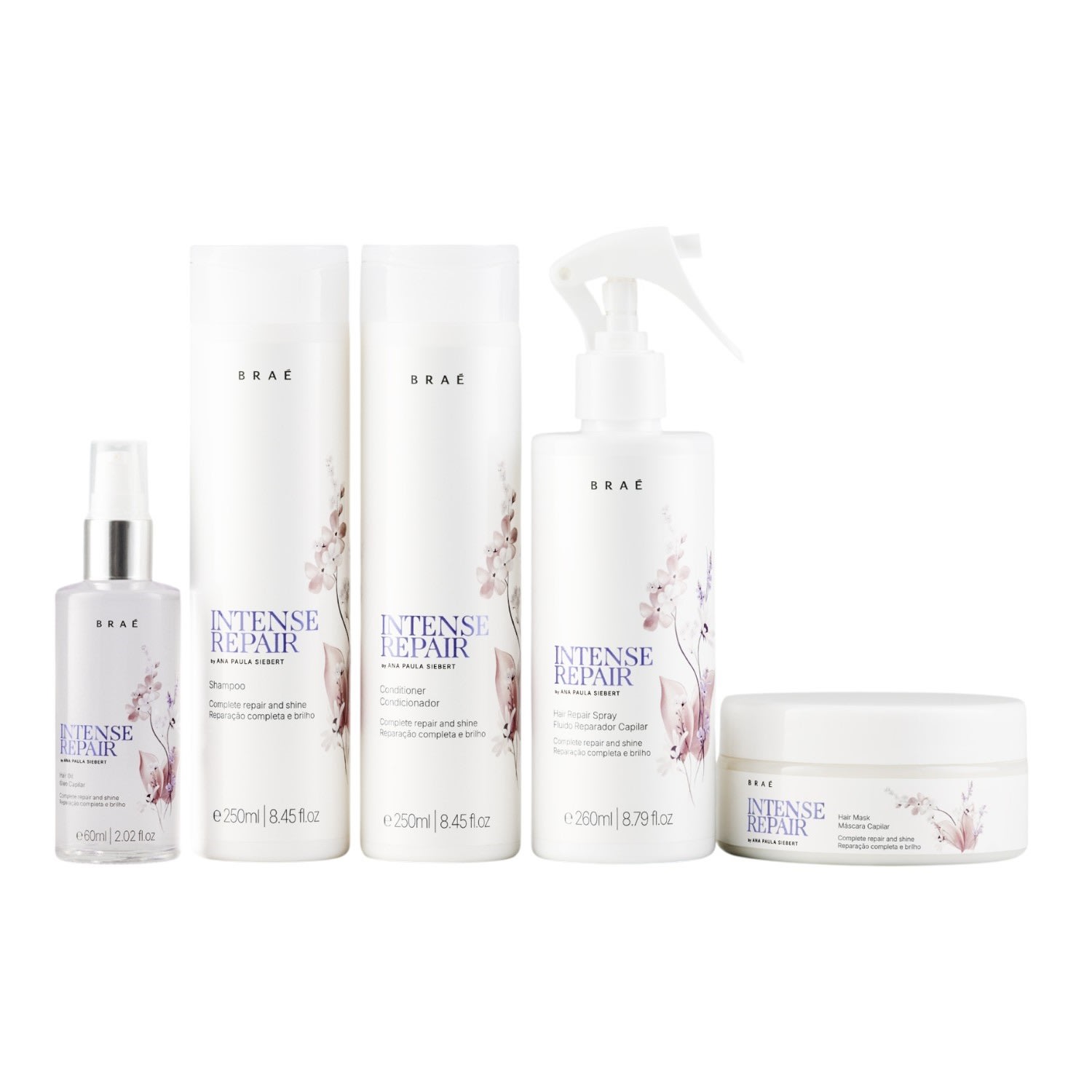 Kit Braé Intense Repair by Ana Paula Siebert Five (5 Produtos)