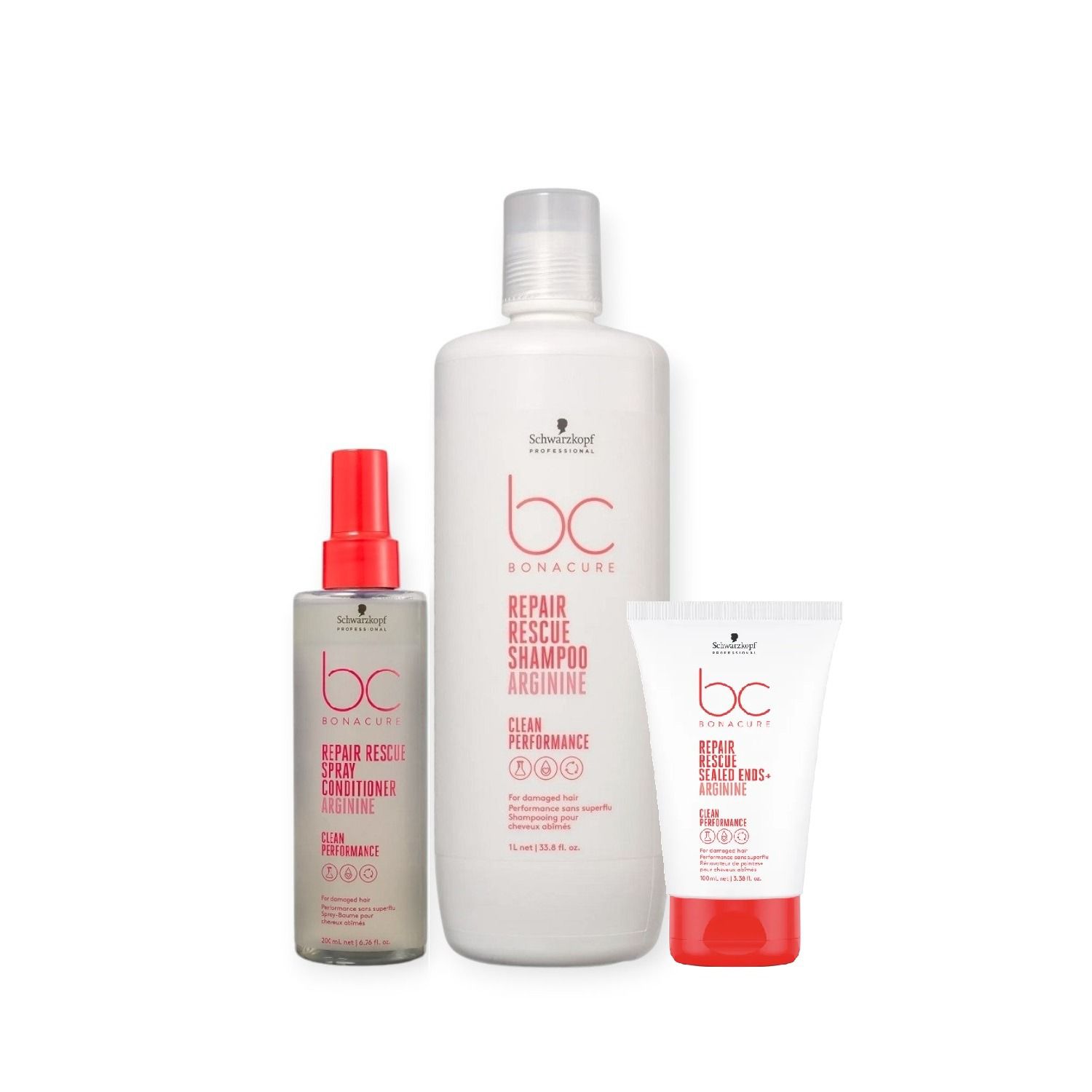 Kit Schwarzkopf Professional BC Bonacure Repair Rescue (3 Produtos)