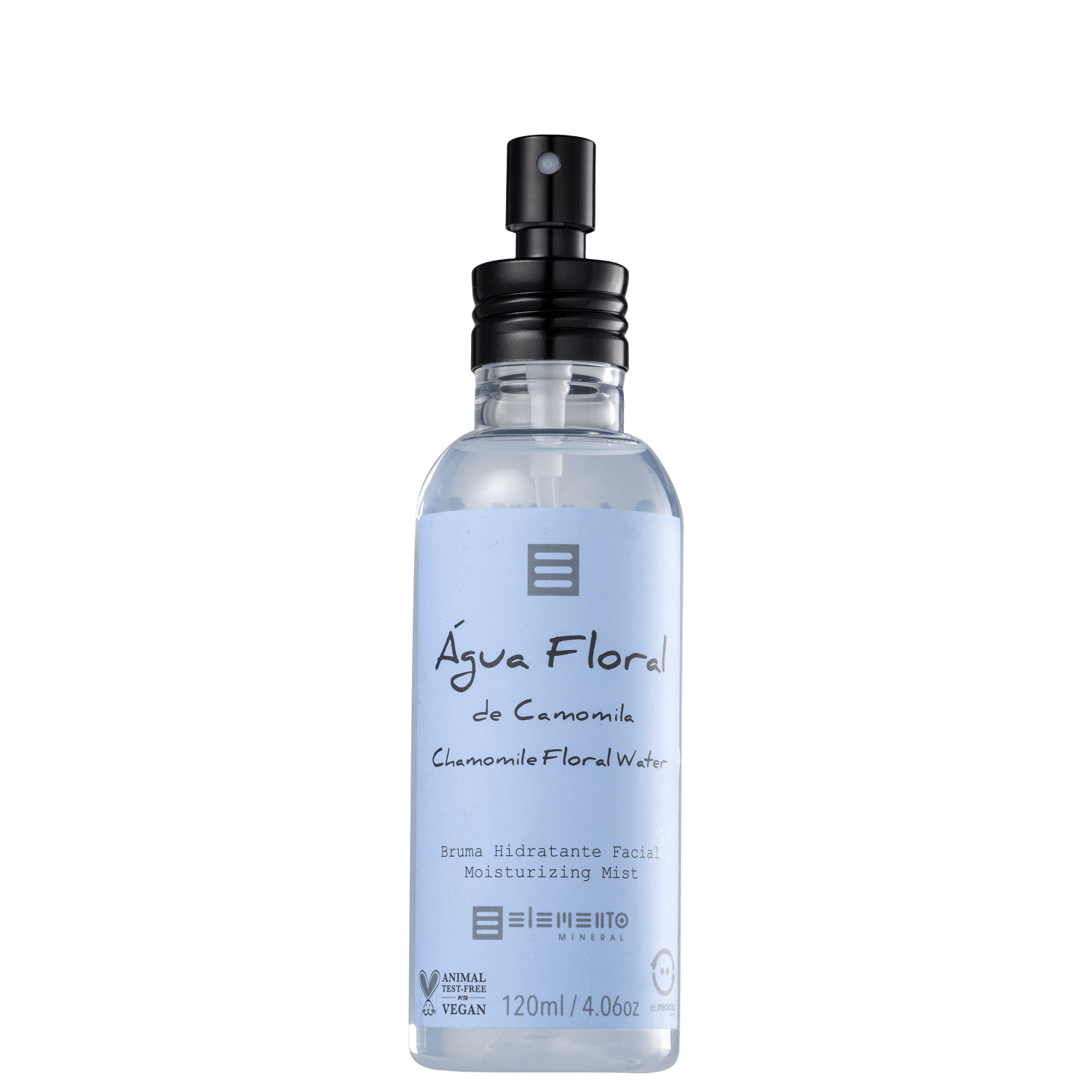 Elemento Mineral Água Floral de Camomila - Bruma Hidratante Facial 120ml