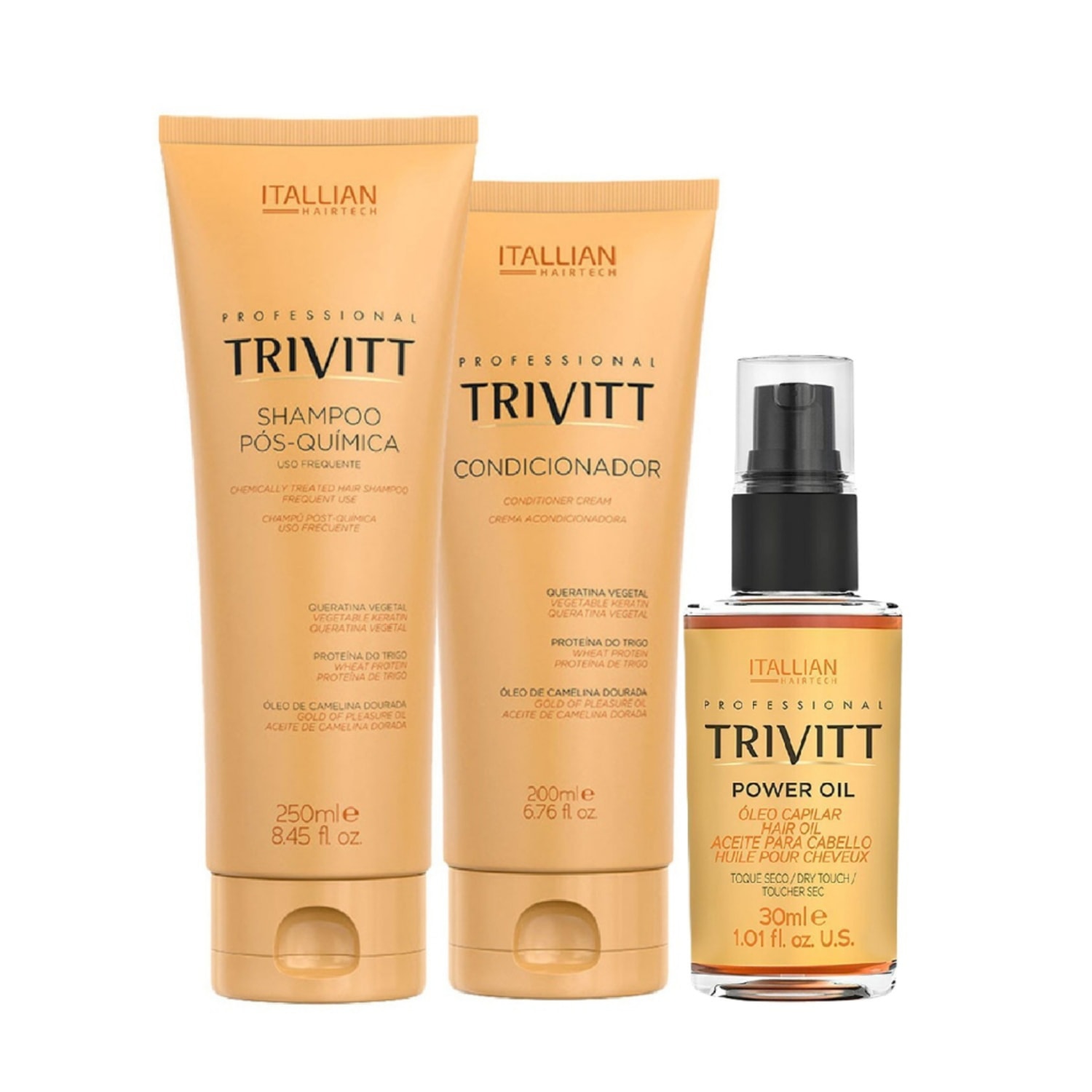 Trivitt Kit Home Care com Finalizador Power Oil 30ml