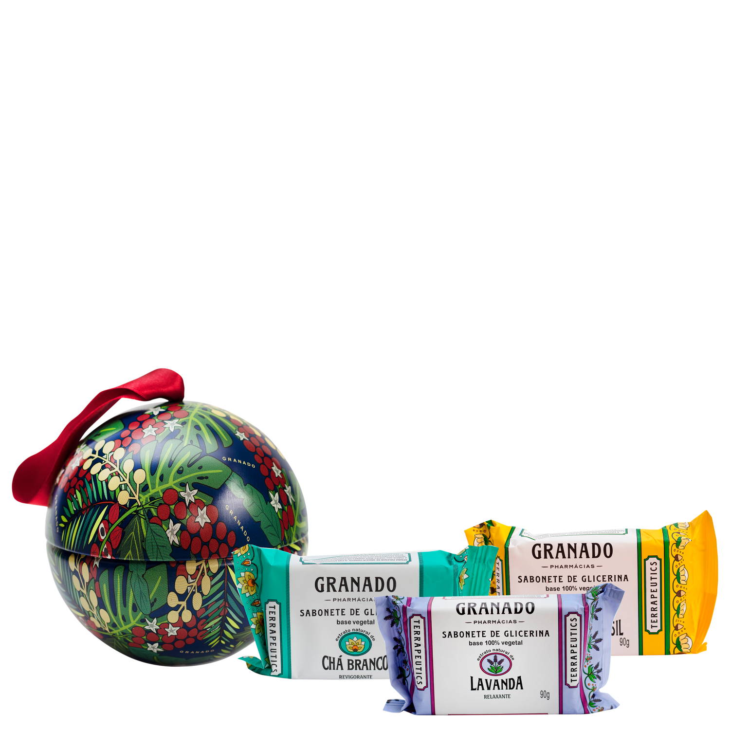 Kit Granado Terrapeutics Bola Azul - Sabonetes em Barra 3x90g