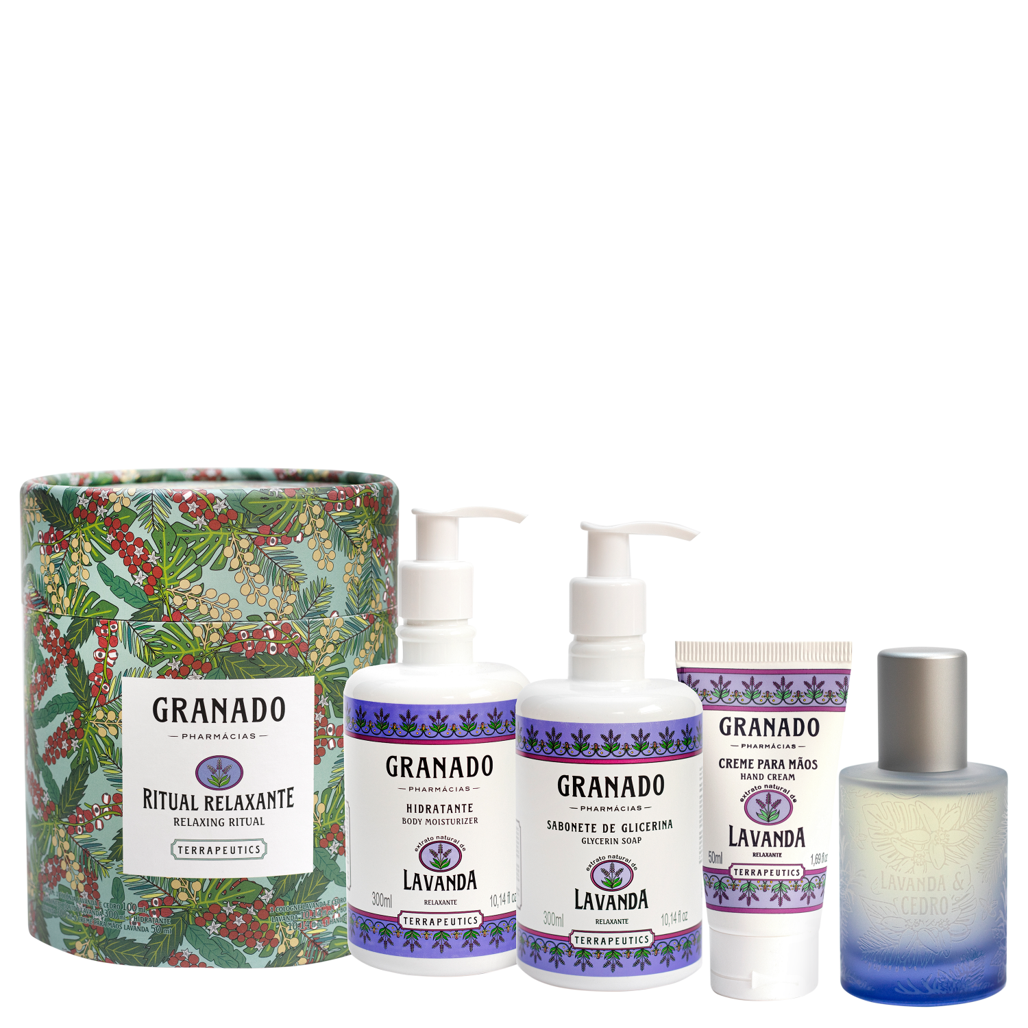 Kit Granado Terrapeutics Lavanda Ritual Relaxante (4 Produtos)