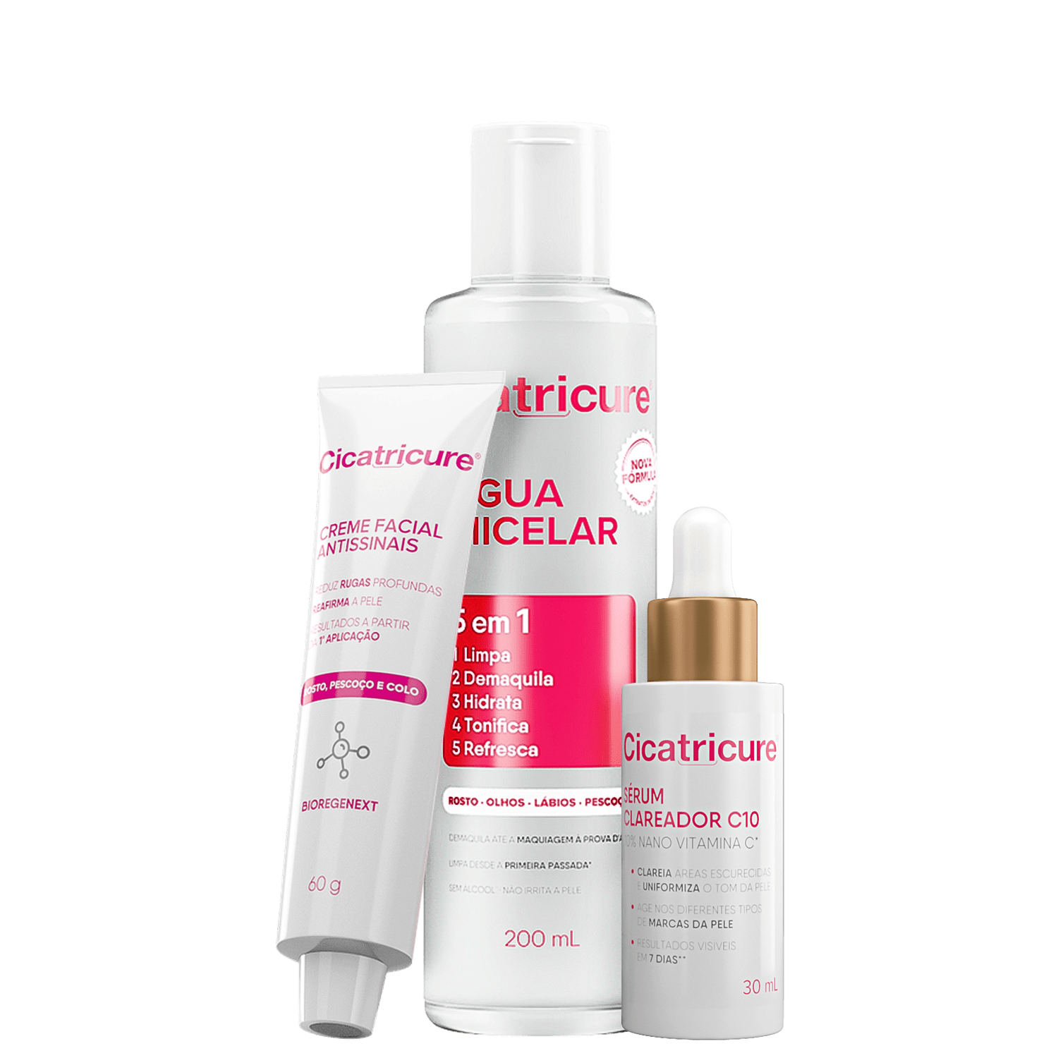 Kit Cicatricure Pele Perfeita (3 produtos)