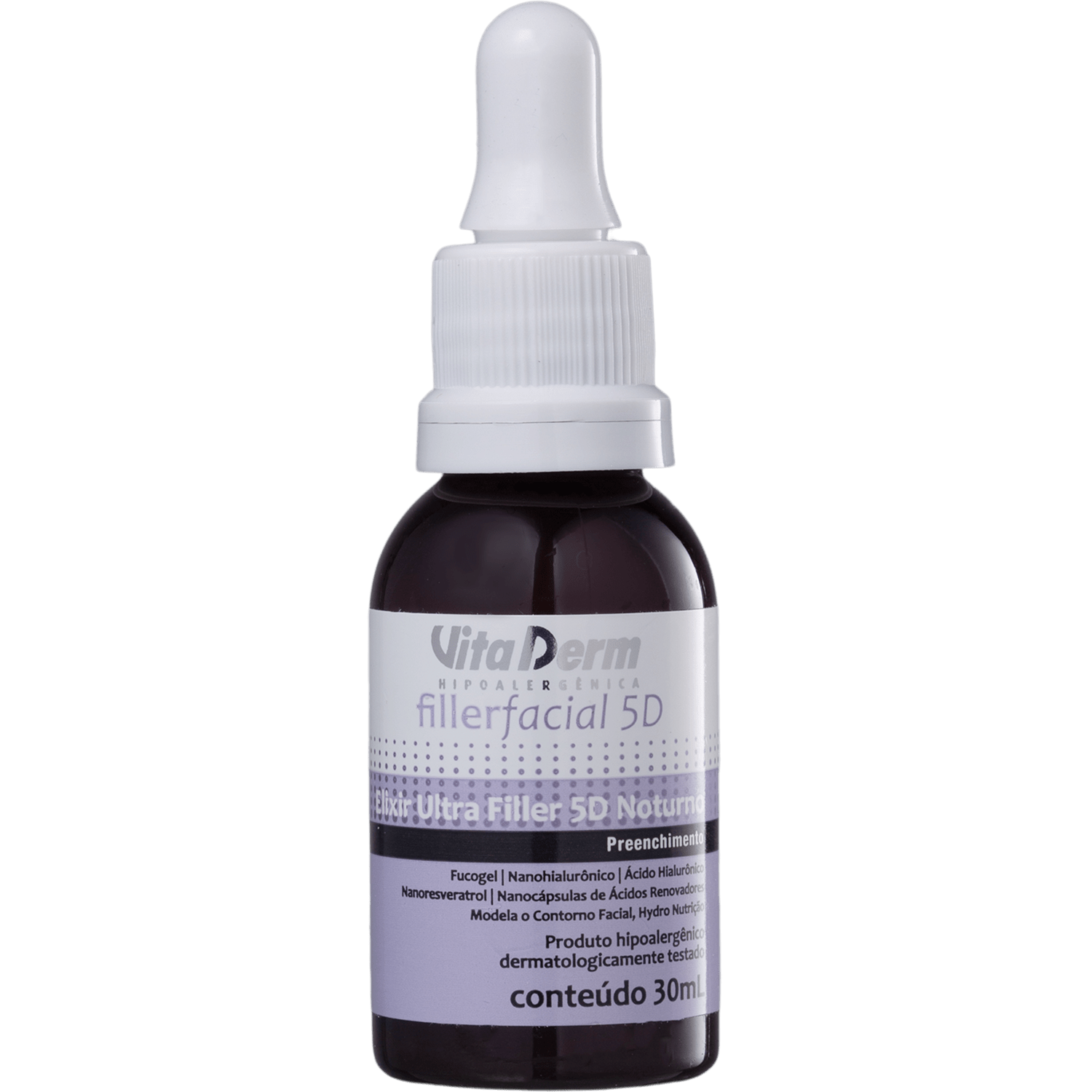 Vita Derm Filler Facial 5D - Sérum Noturno 30ml