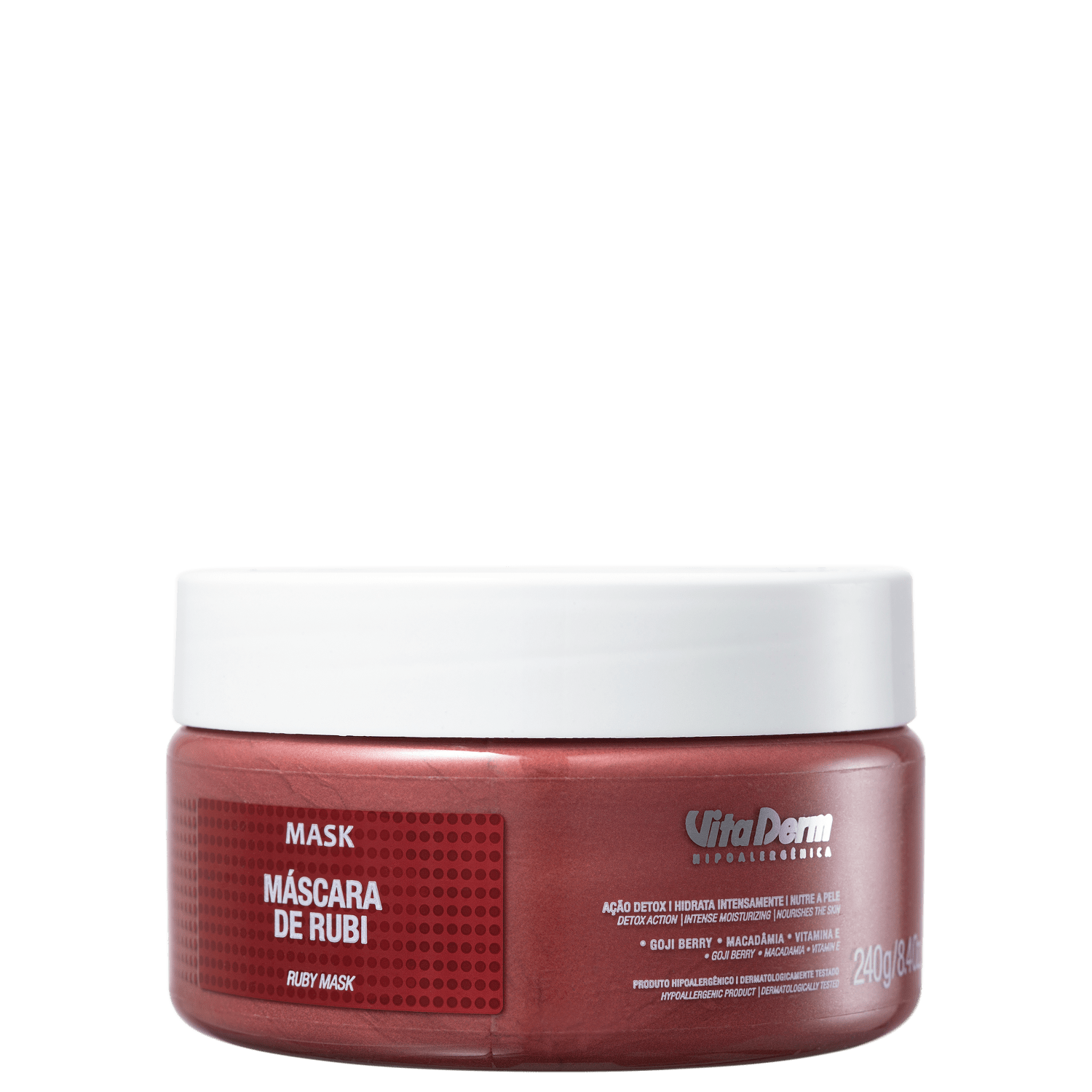 Vita Derm Mask Rubi - Máscara Facial 240g