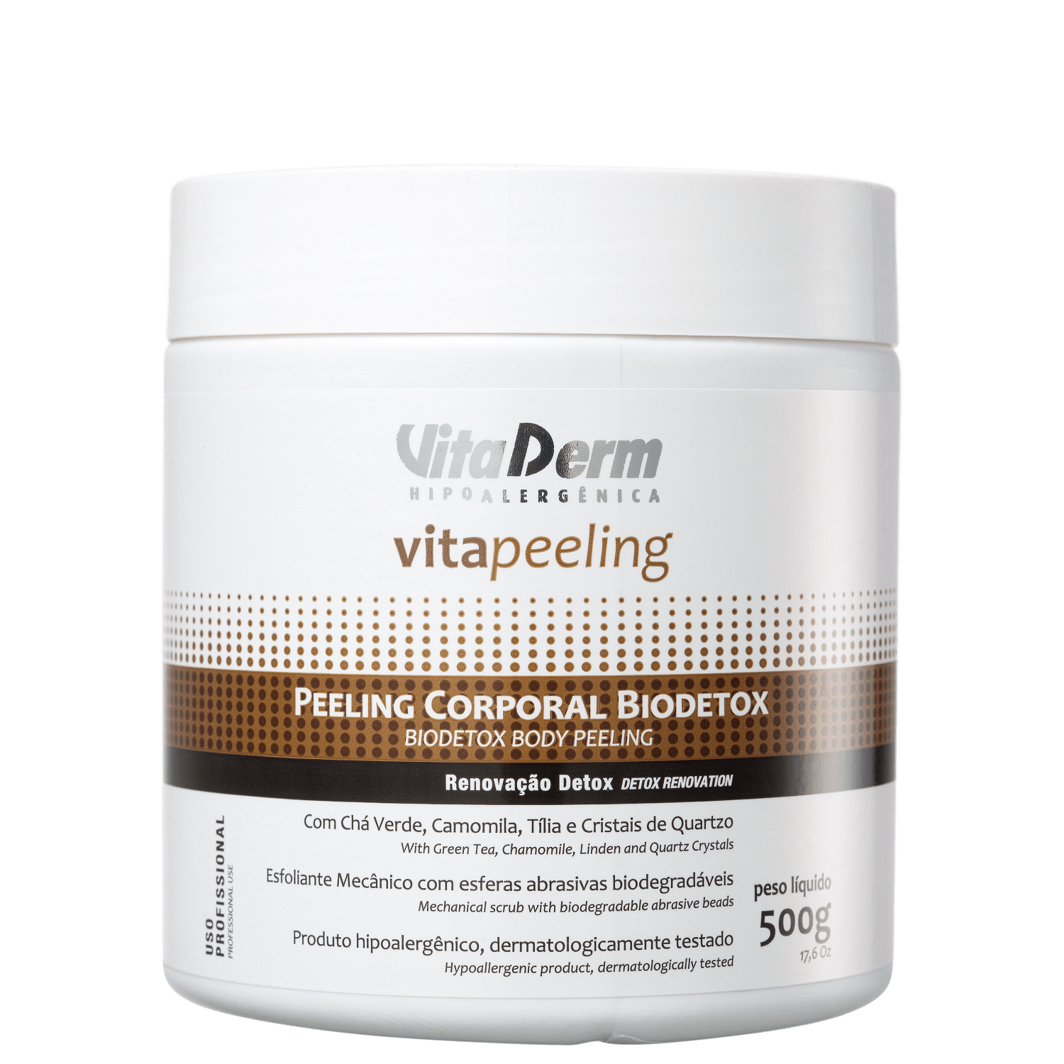 Vita Derm Vita Peeling Biodetox - Creme Esfoliante Corporal 500g