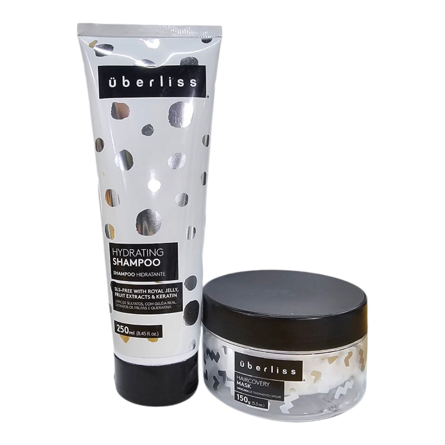 Kit Avlon Uberliss Hydrating - Shampoo 250ml + Haircovery Mask Máscara 150g