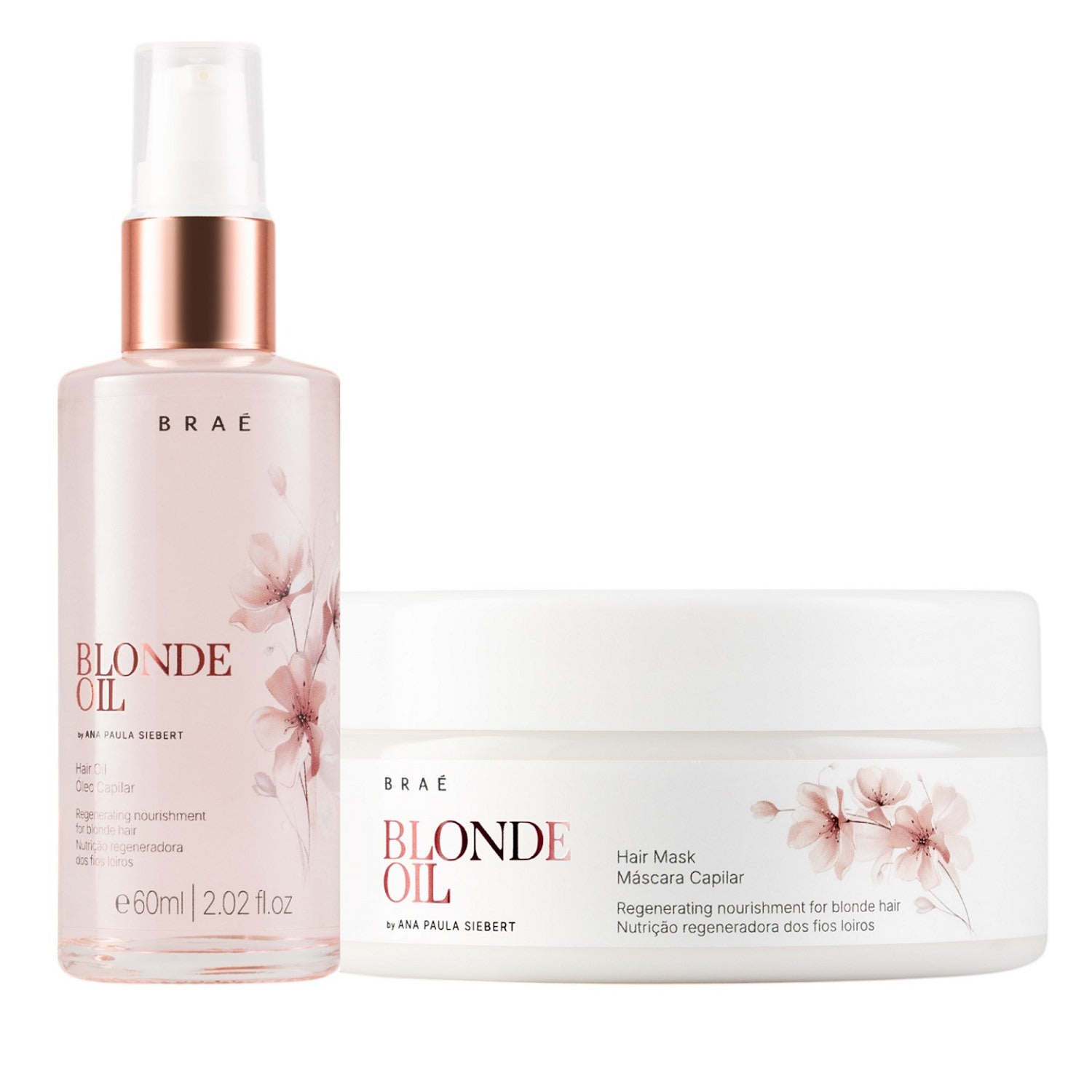 Kit Braé Blonde Oil By Ana Paula Siebert - Máscara 200g + Óleo 60ml