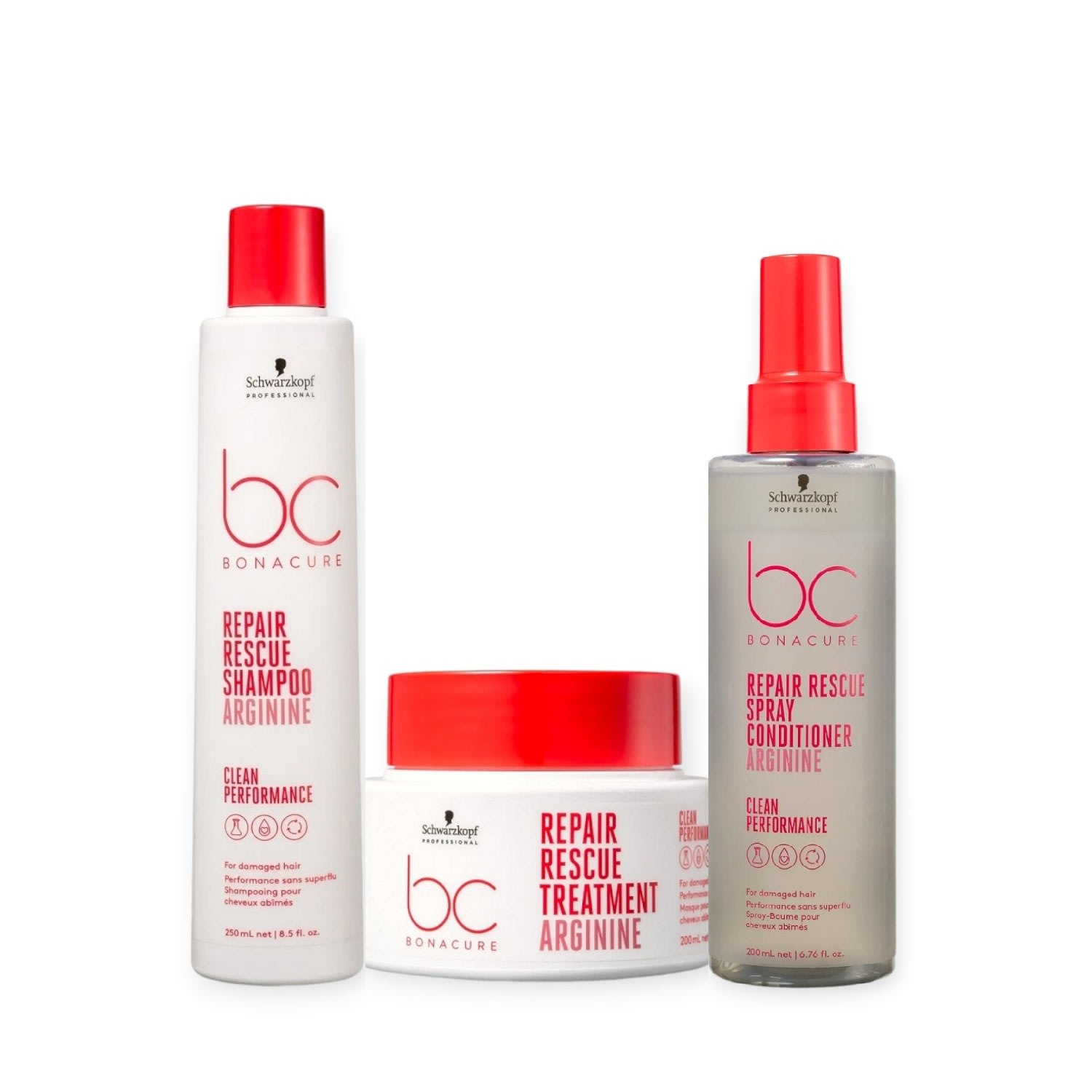 Kit Schwarzkopf Professional BC Bonacure Repair Rescue (3 Produtos)