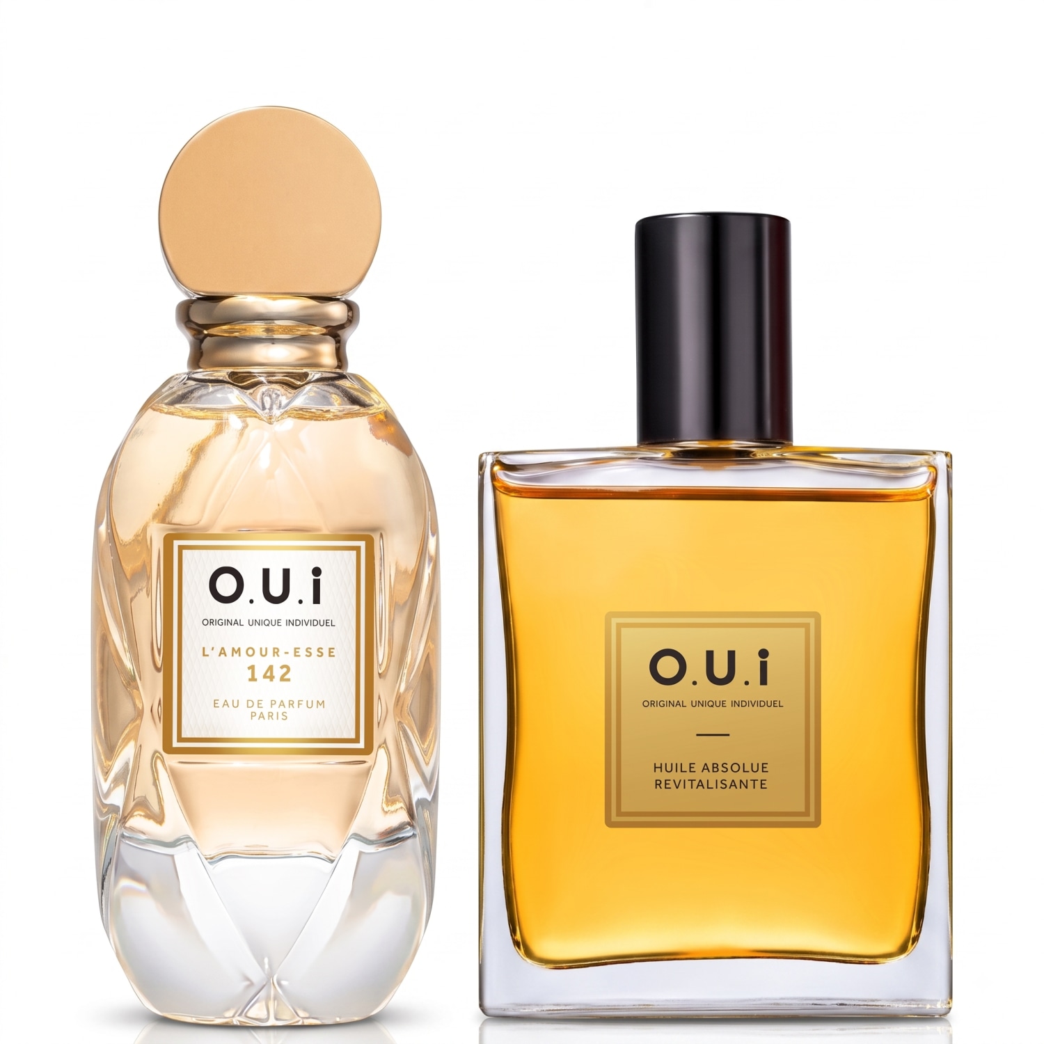Kit O.U.i L’Amour-Esse 142 & Rouge Luxe - Eau de Parfum, 75ml + Óleo Absoluto Revitalizante, 100ml