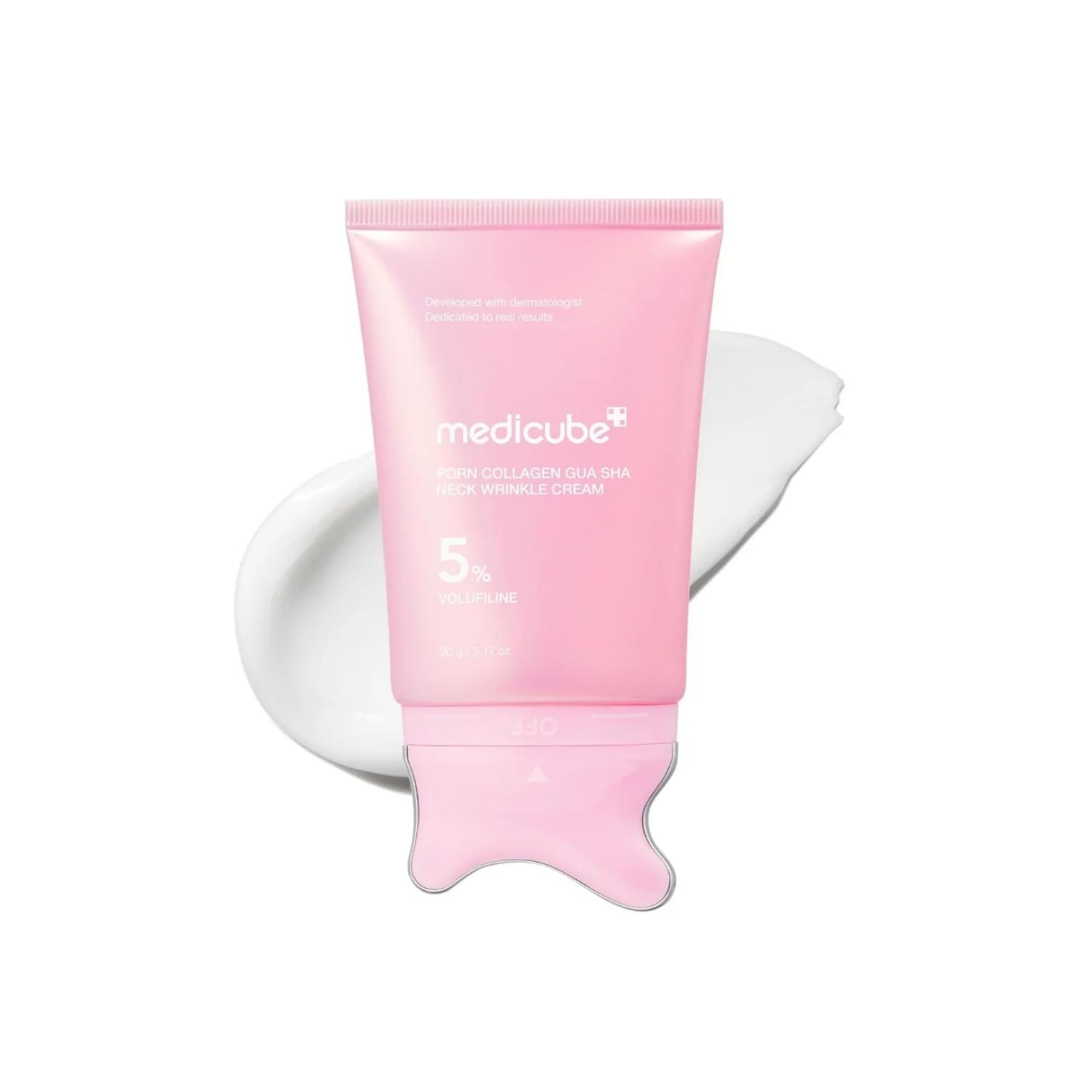 Medicube PDRN Collagen Gua Sha Neck Wrinkle Cream 5% Vplufiline 90g