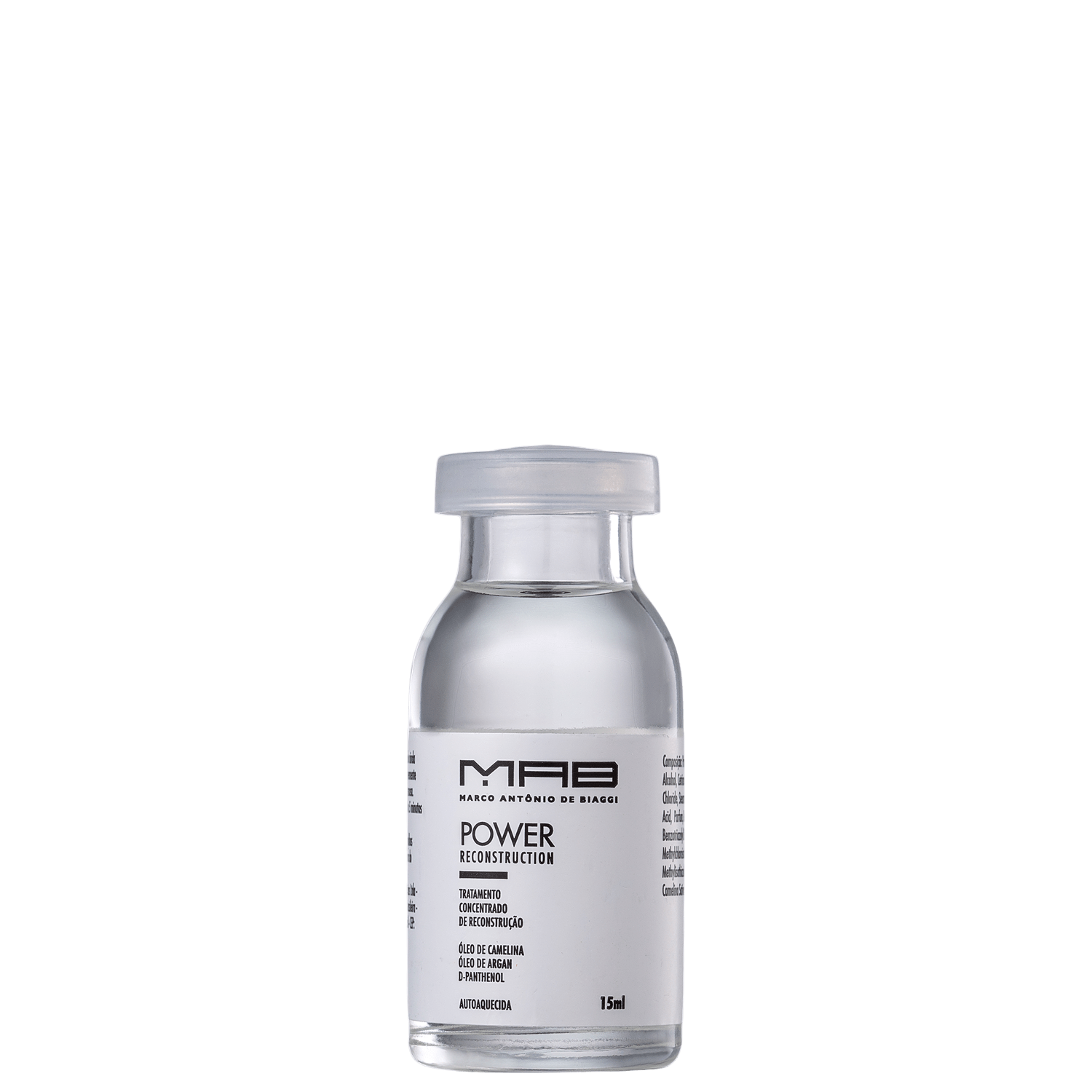 MAB Marco Antônio de Biaggi Power Reconstruction - Ampola Capilar 15ml